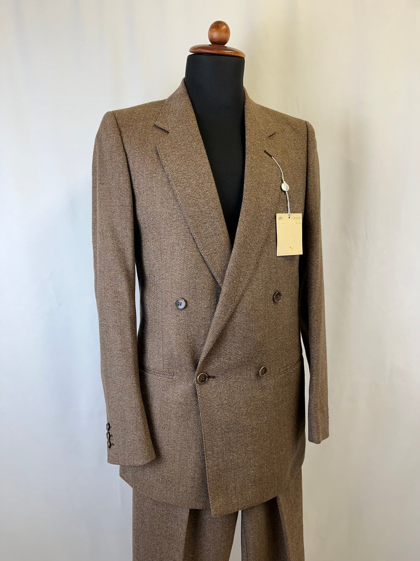Completo anni '80 tweed tg.44