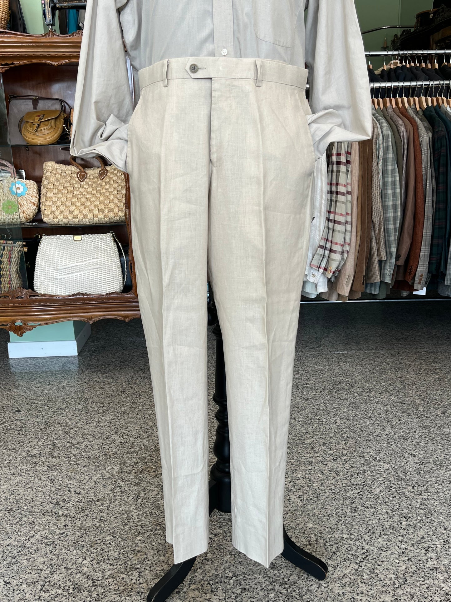 Completo in lino tg. 48