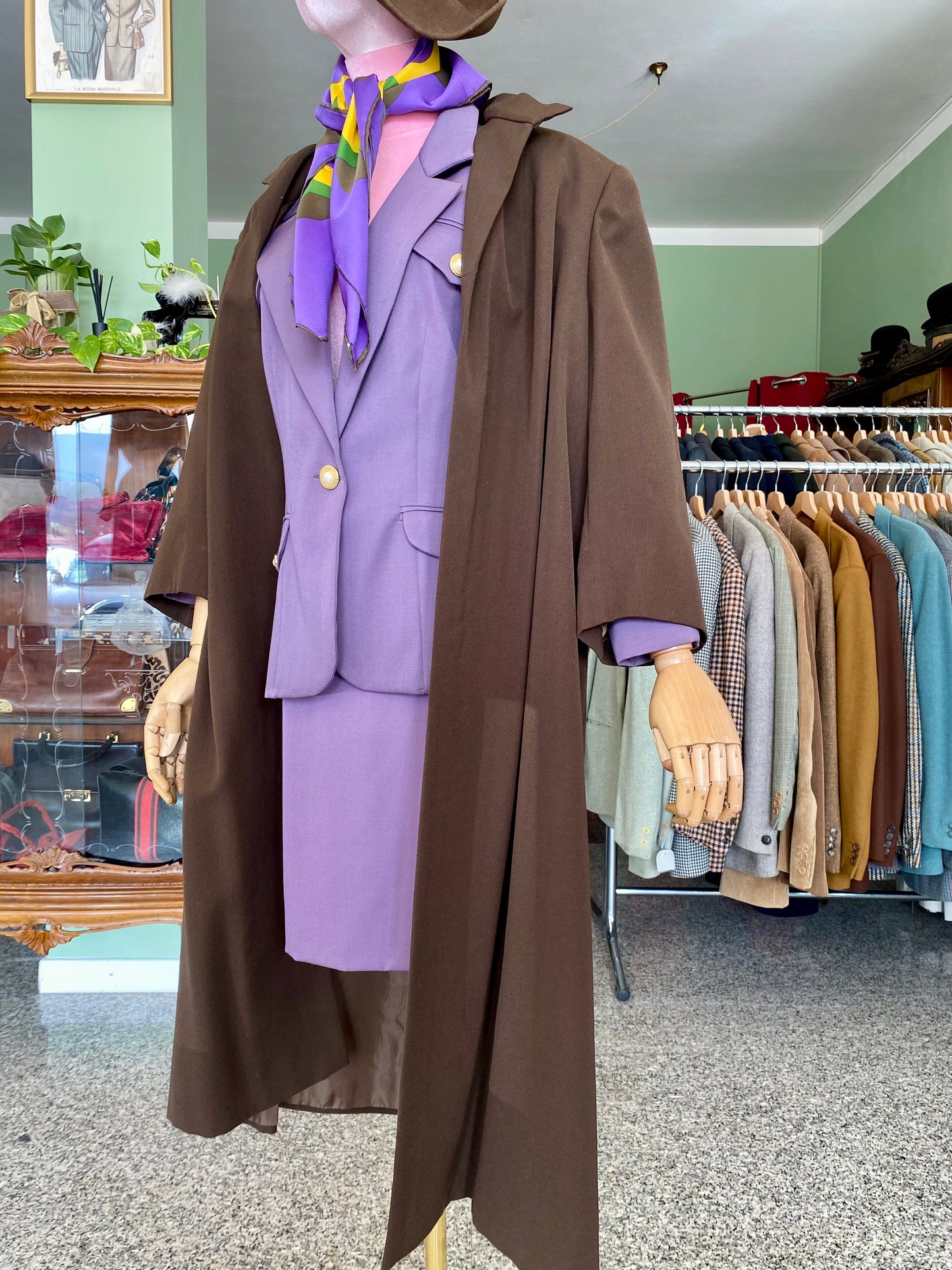 Tailleur anni ‘90 color malva - TG. 40/42
