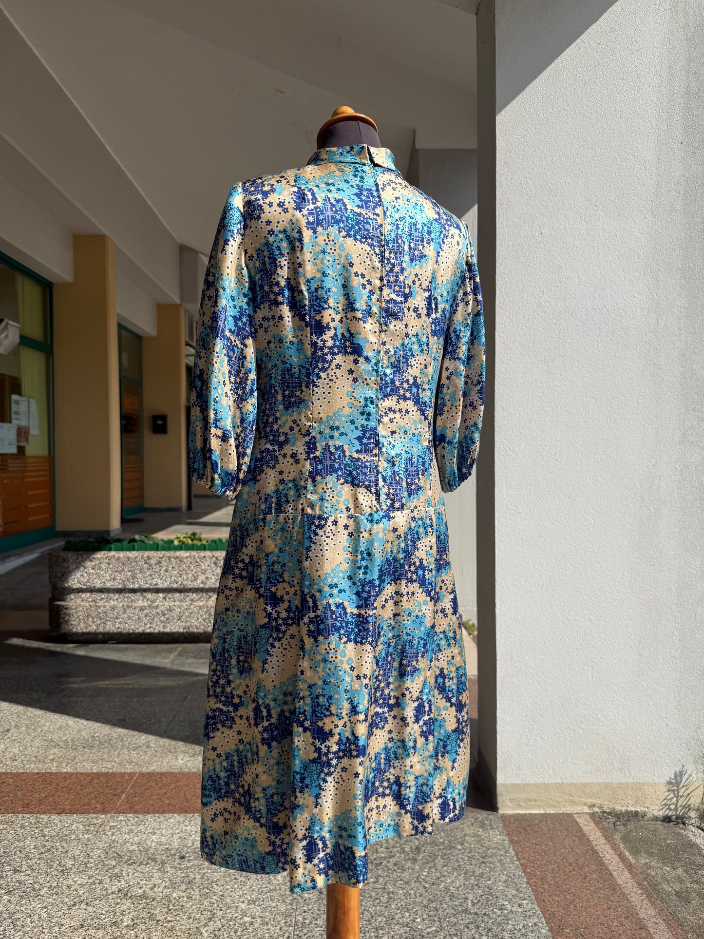 Abito anni ‘70 in seta - TG. 44 circa