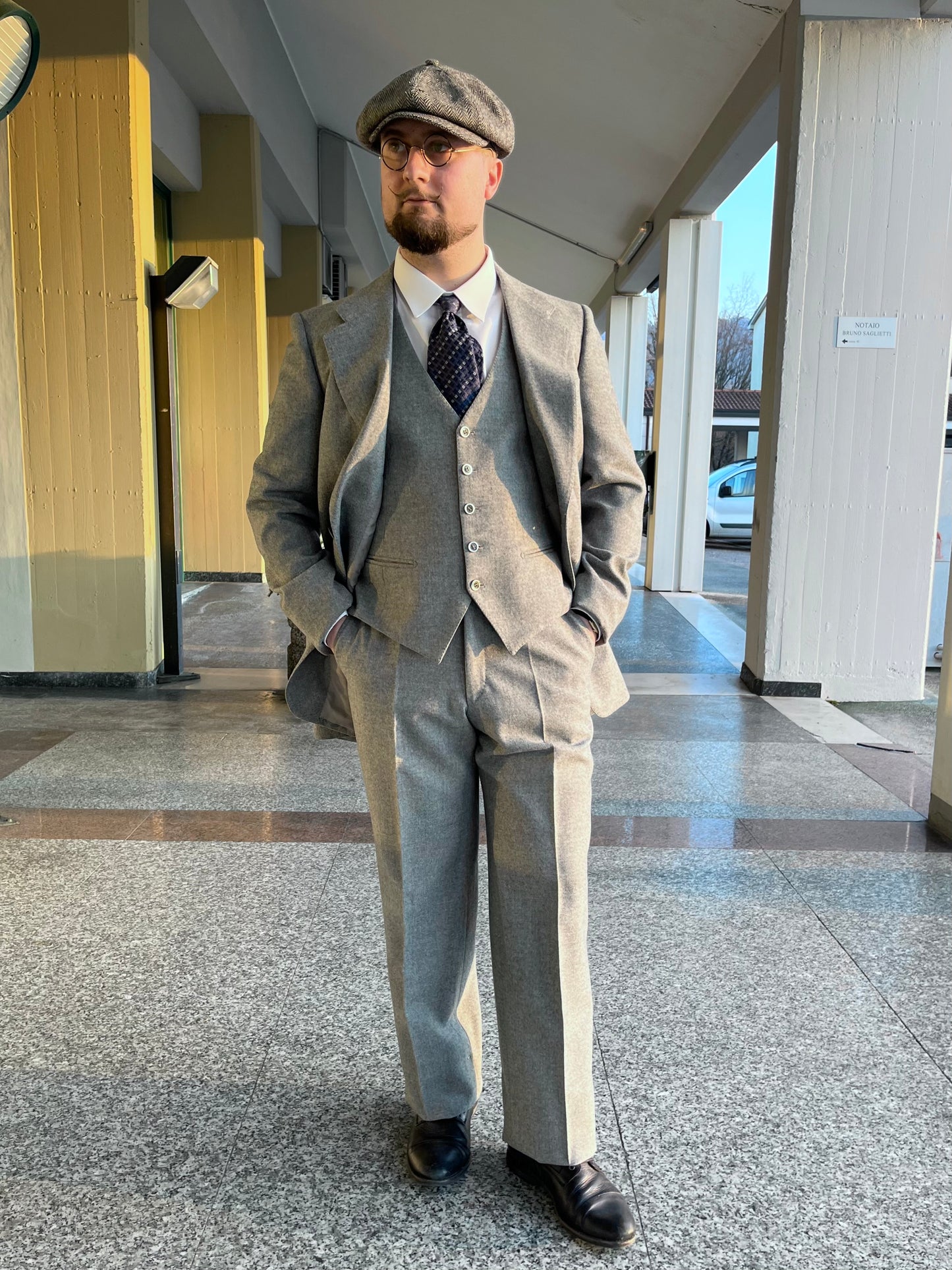 Completo Ermenegildo Zegna anni '70 tg. 50-52