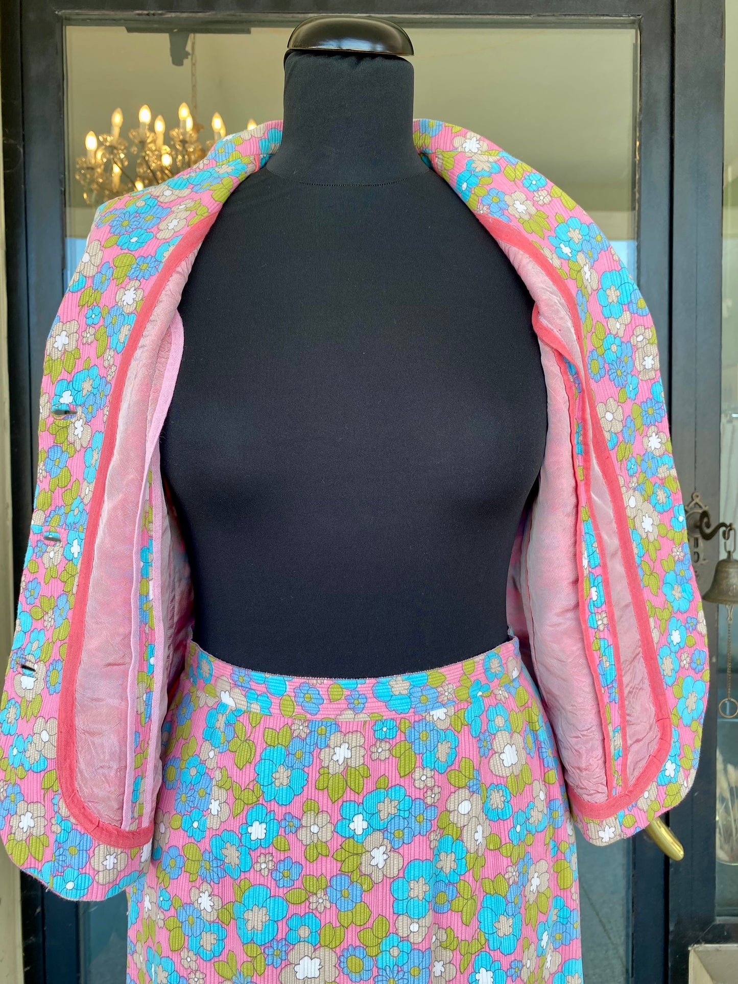 Completo anni ‘60 gilet + gonna - TG. 38