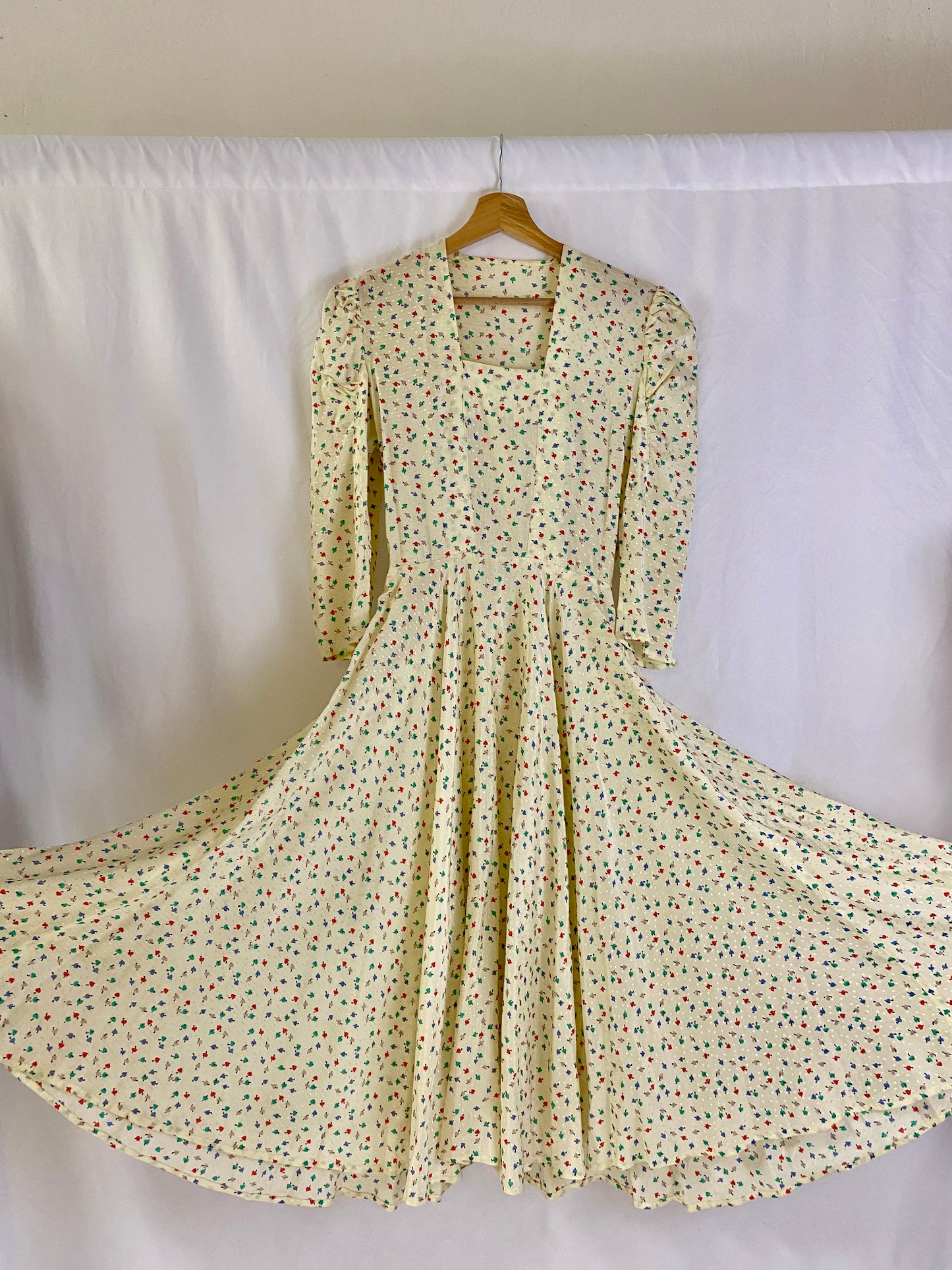 Abito anni ‘50 con ombrellini ☂️- TG. 38 (XS)