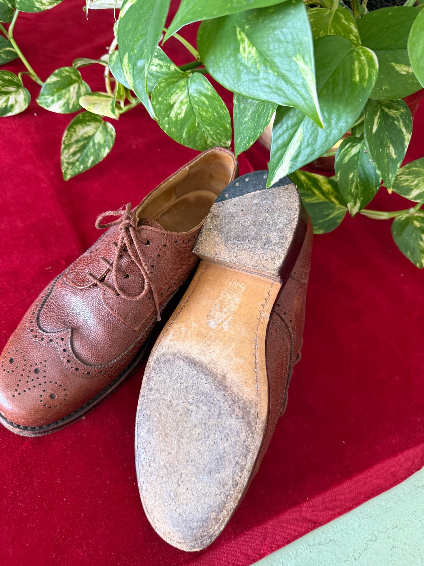 Stringate Brogue in Vera Pelle - NR. 36.5