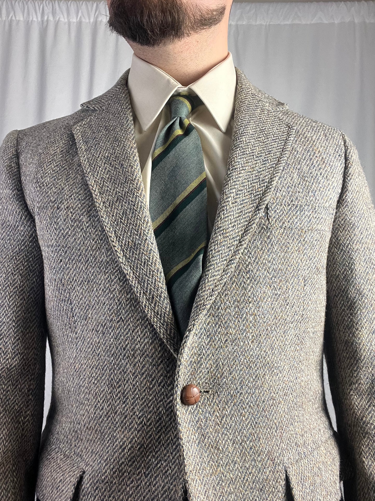 Giacca anni '80 Harris Tweed tg. 48-50