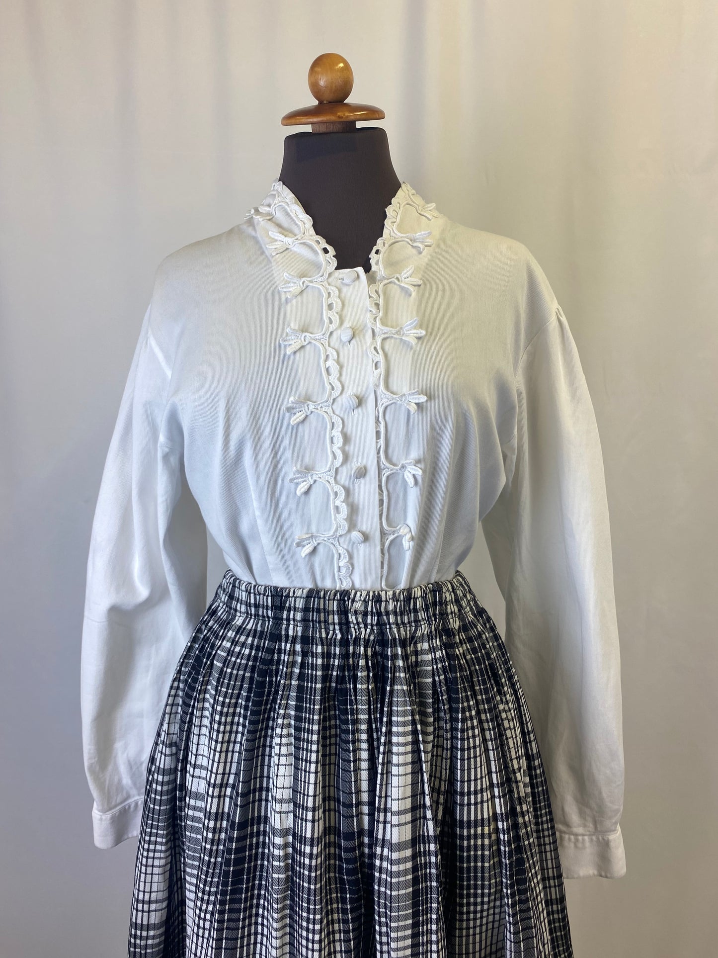 Camicia bianca in cotone - TG. 42/44