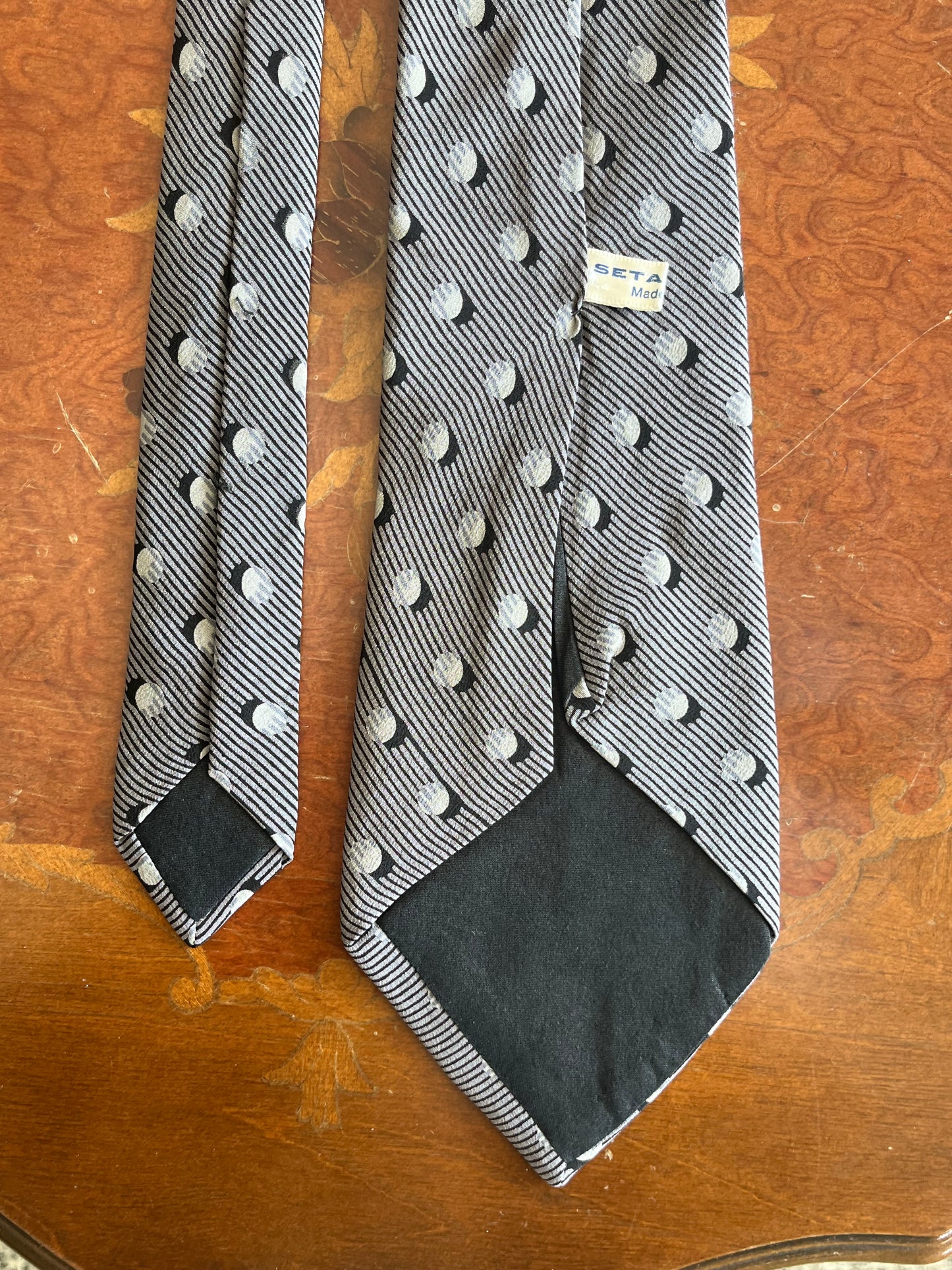 Cravatta anni ‘60 astratta