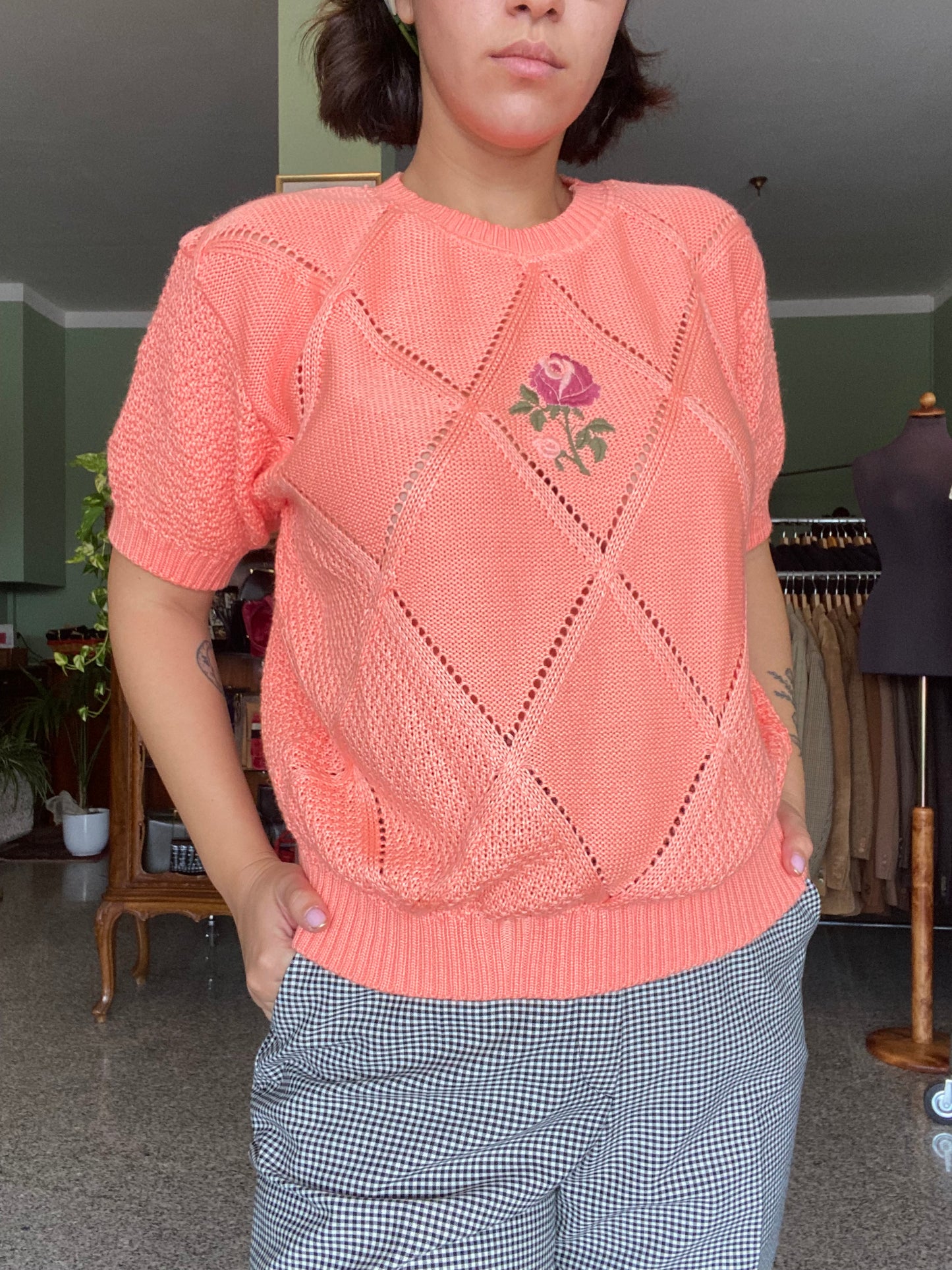 Blusa color corallo - TG. 42/44