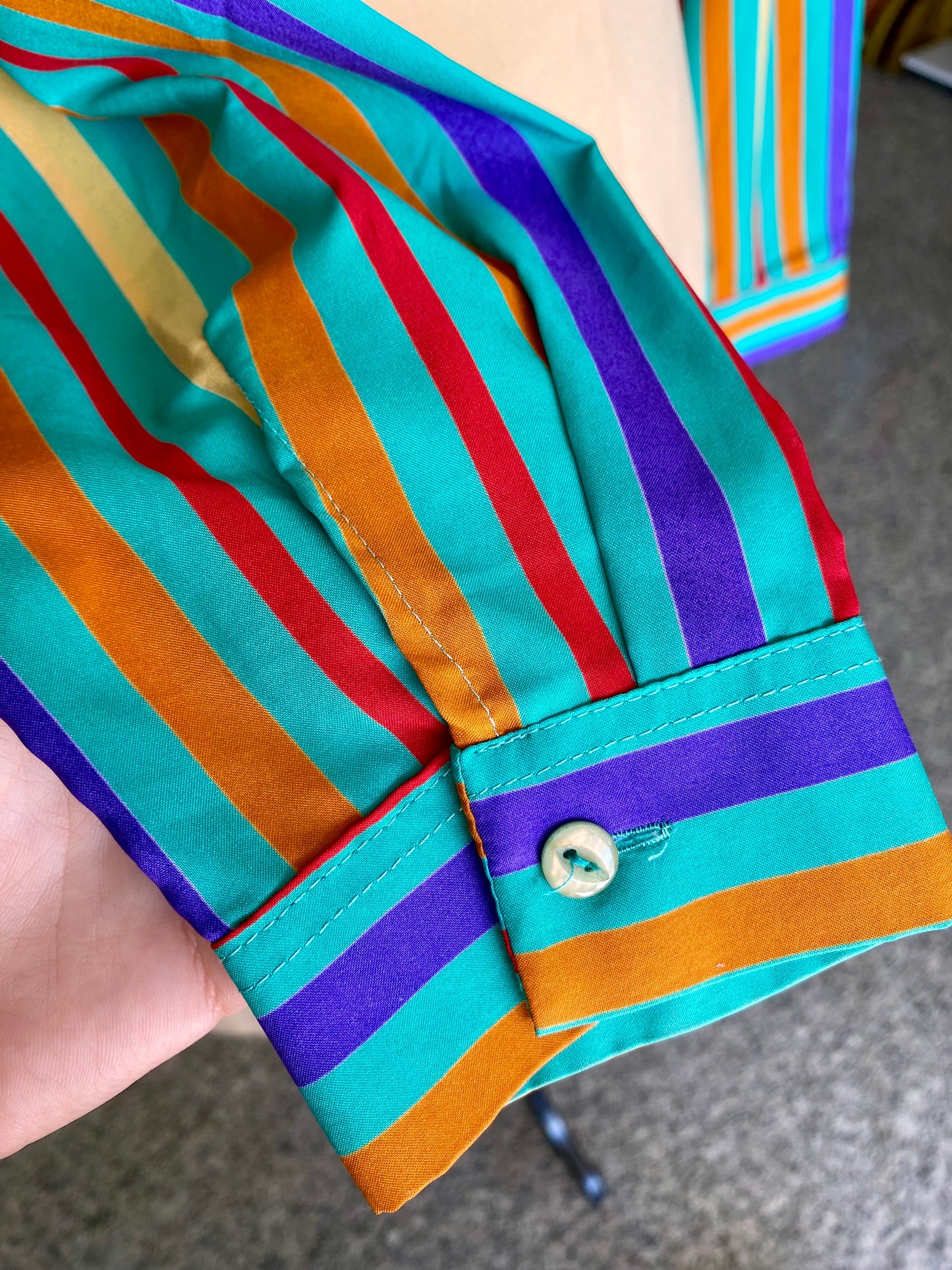 Camicia a righe colorate - TG. 40
