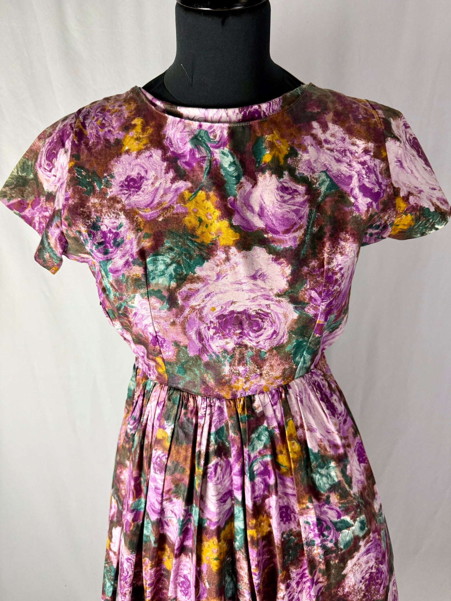 Abito anni ‘50 “Bouquet di Velluto” – TG. 36