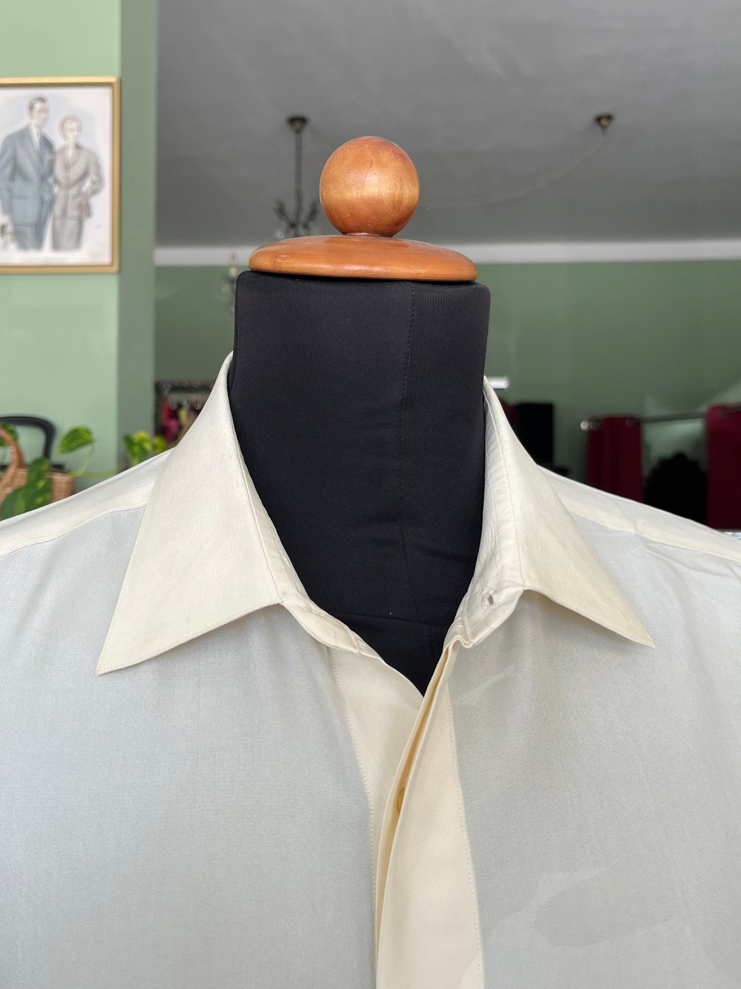 Camicia pura seta tg. M-L