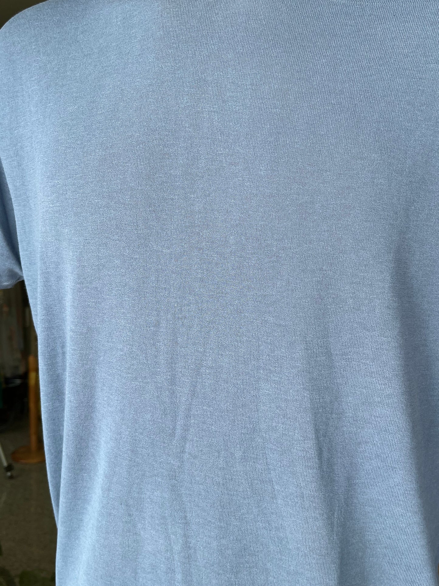 T-shirt a maniche corte cotone/lino tg. 52