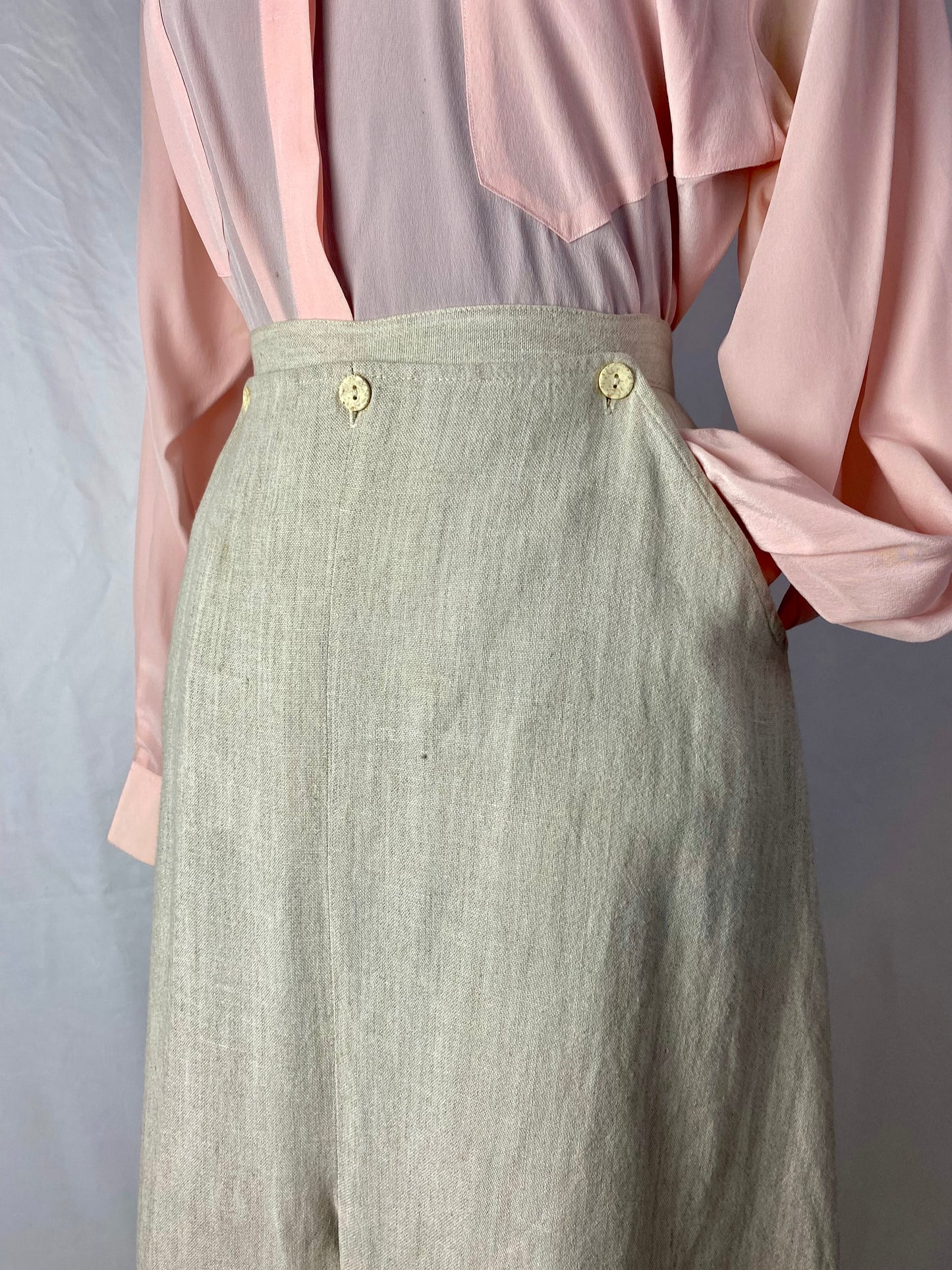 Gonna in lino - TG. 40