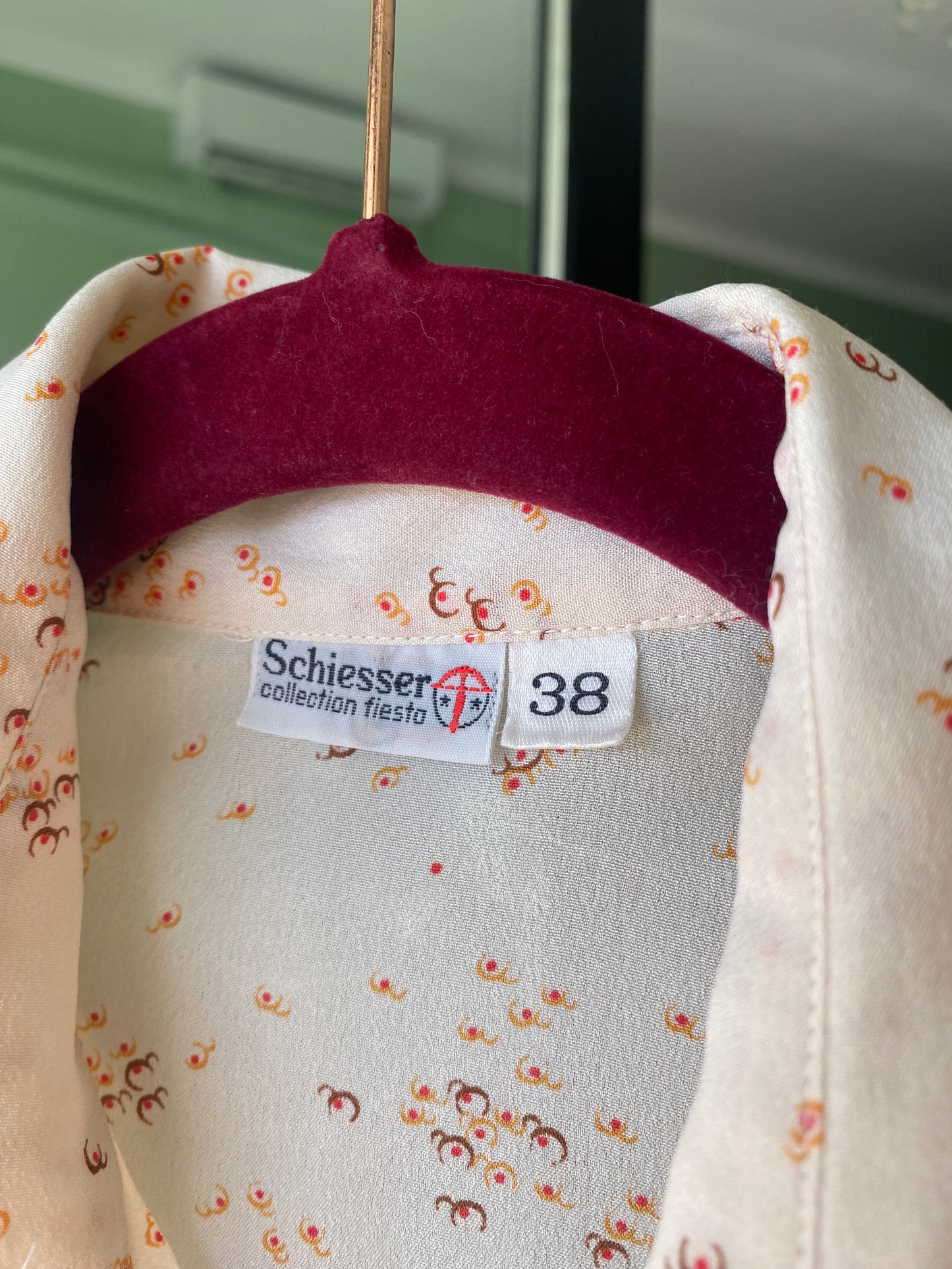 Camicia anni ‘70 color biscotto - TG. 38/40