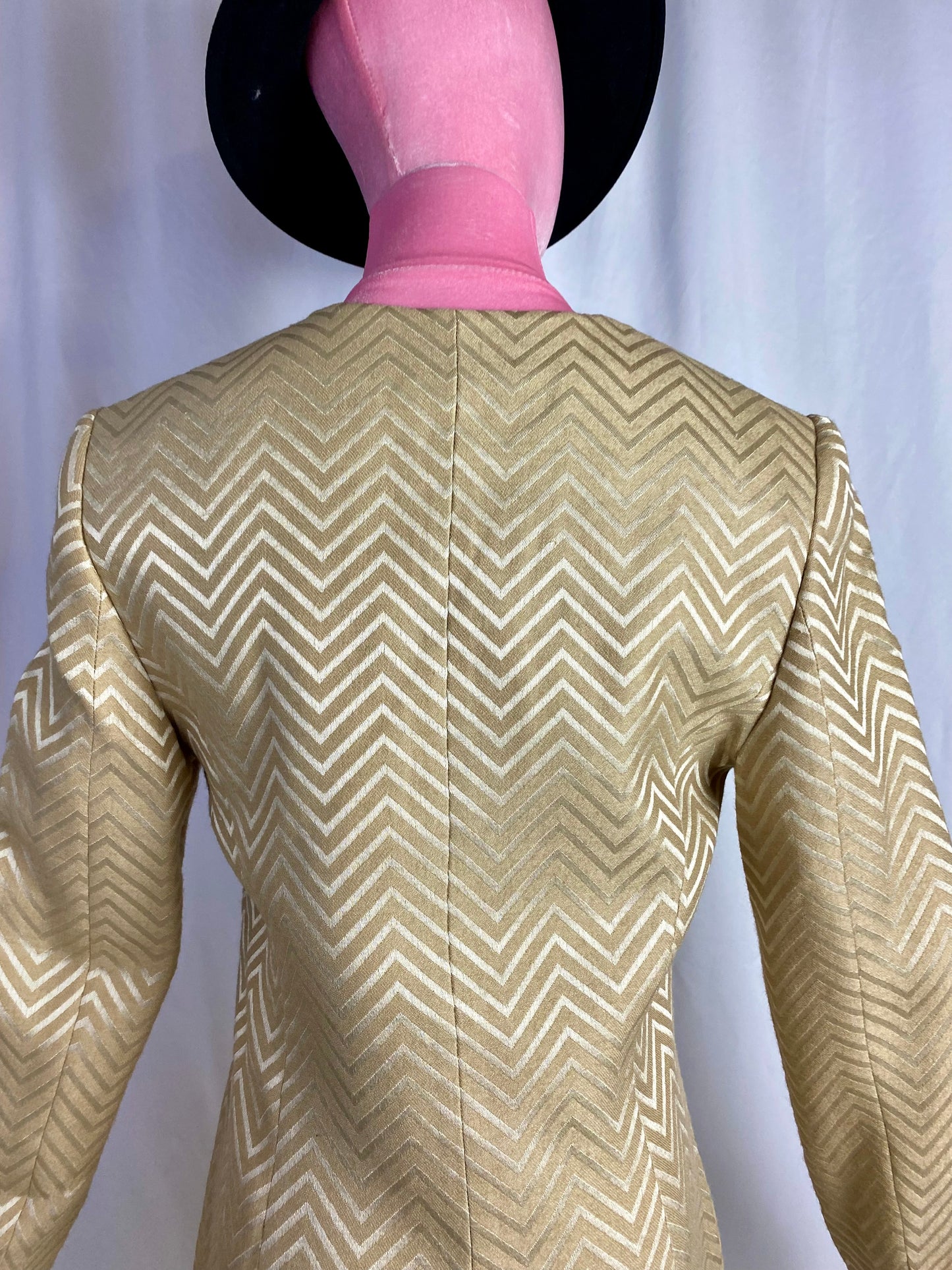 Giacca fantasia Chevron- TG. 40/42