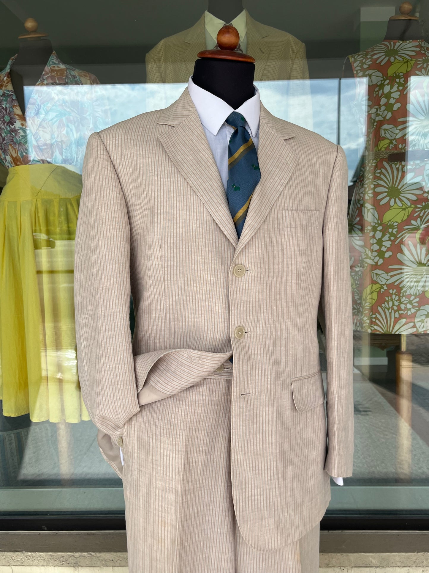 Completo in lino tg. 48-50