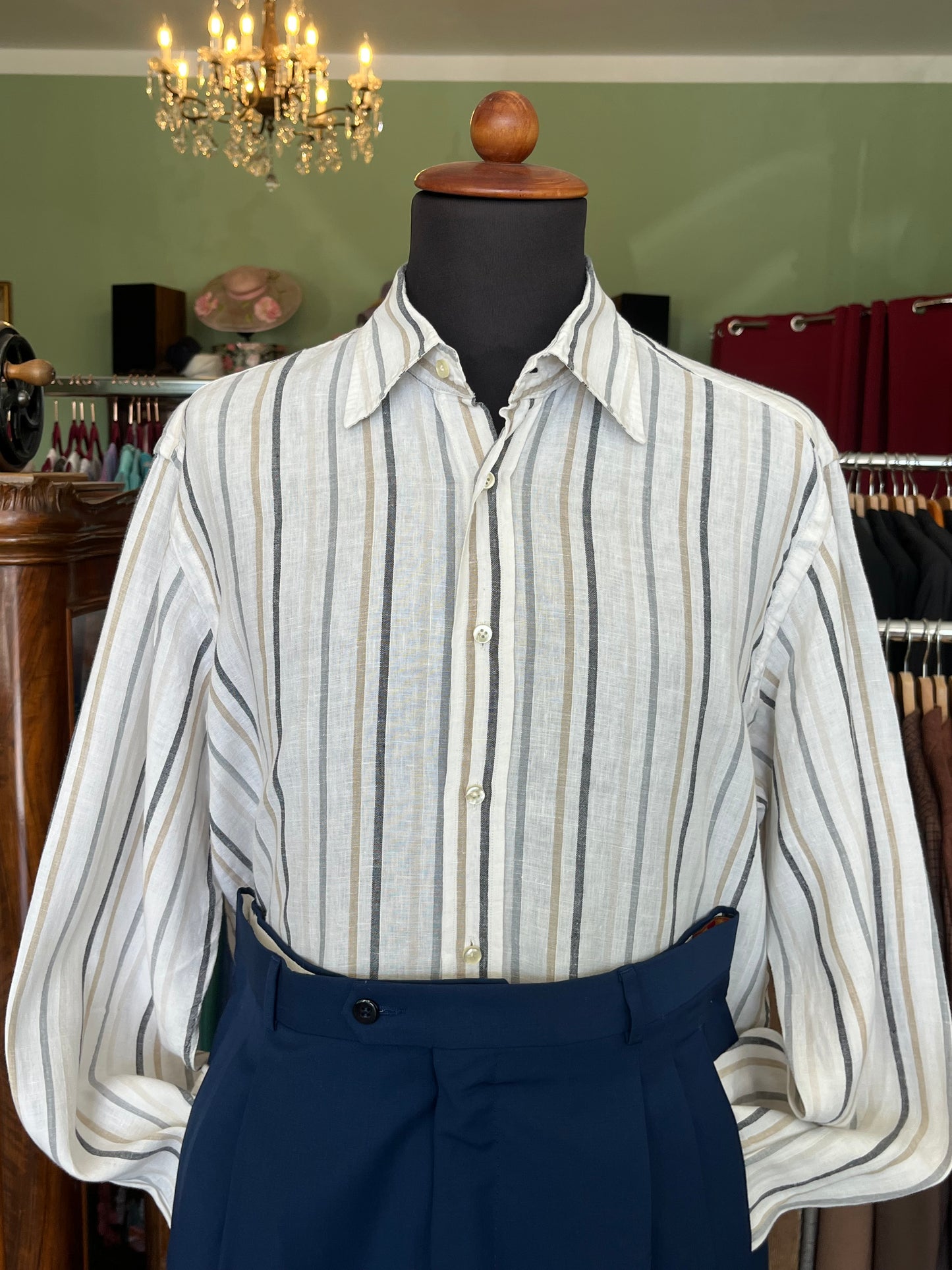 Camicia puro lino tg. M-L
