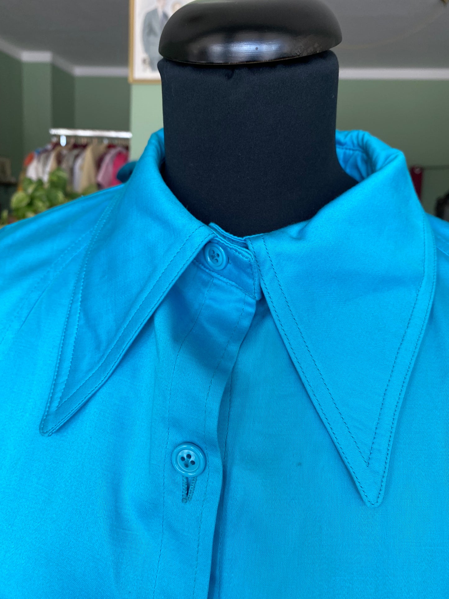 Camicia anni ‘70 azzurra - TG. 44/46