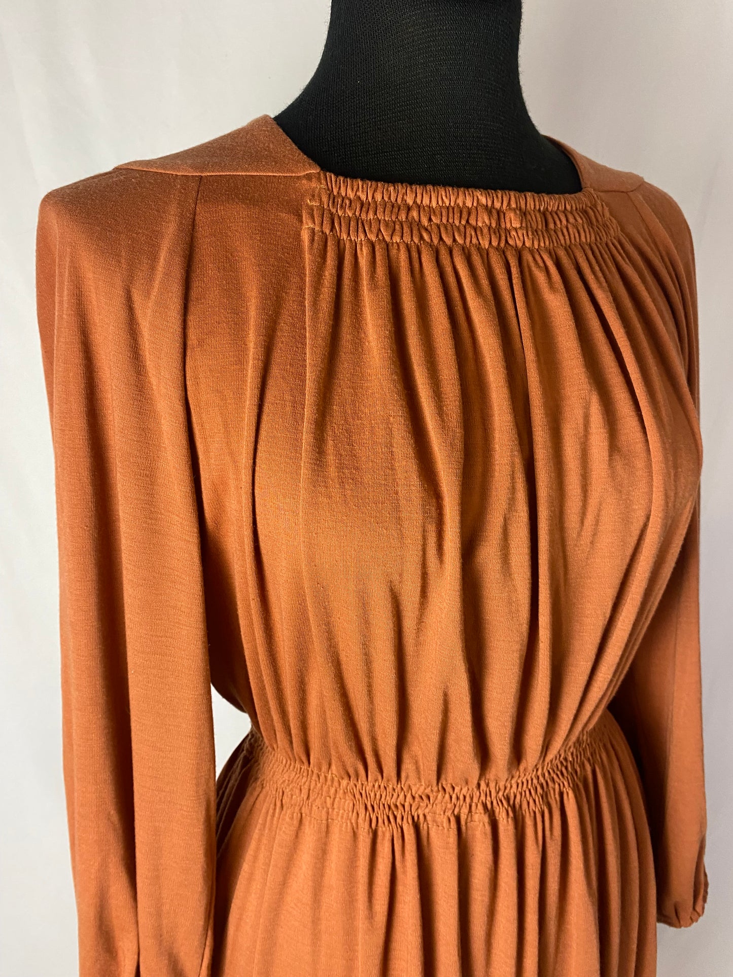 Abito anni ‘70 color ruggine - TG. 40/42