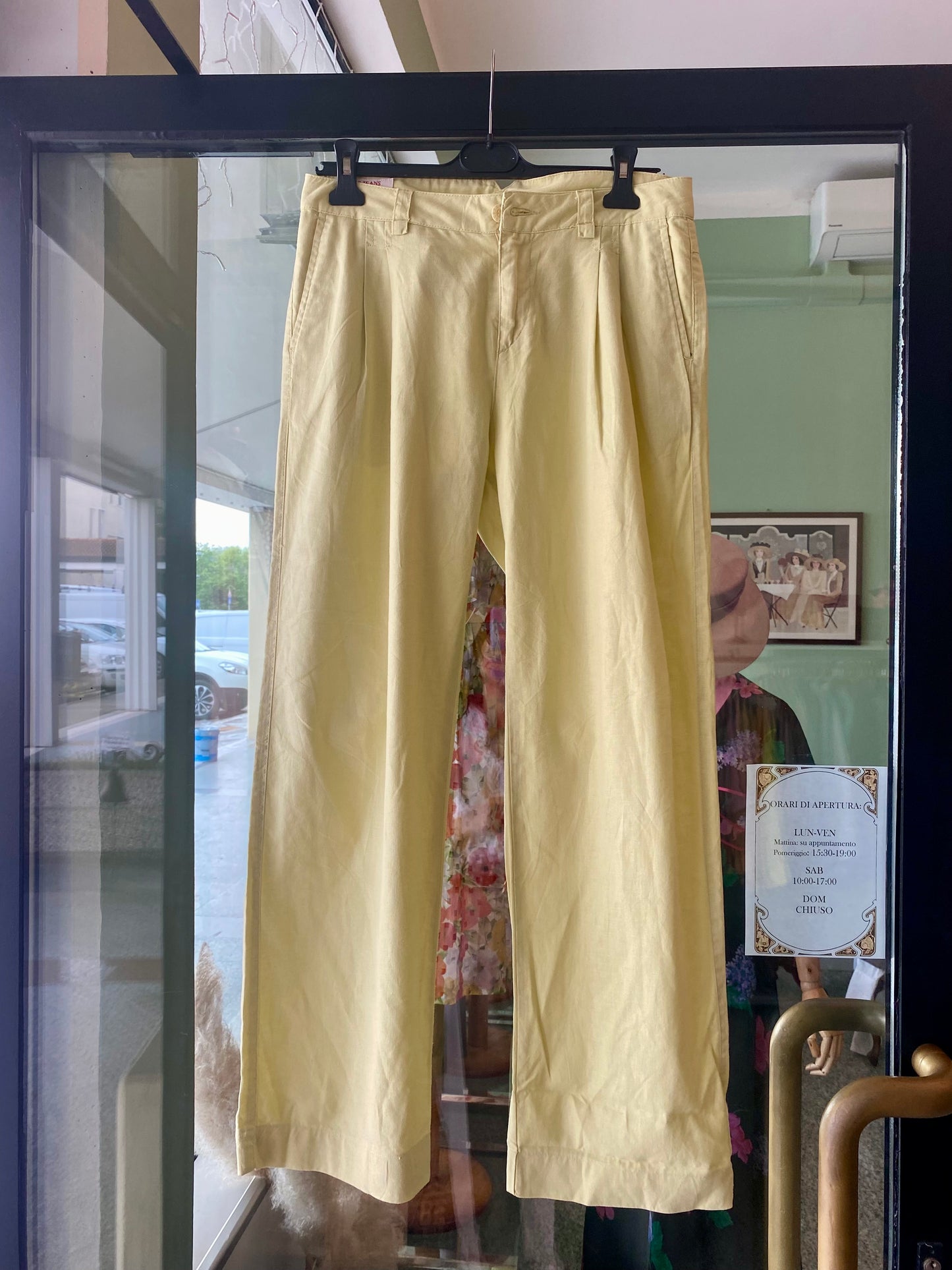 Pantaloni 100% lino Guess - TG. 44