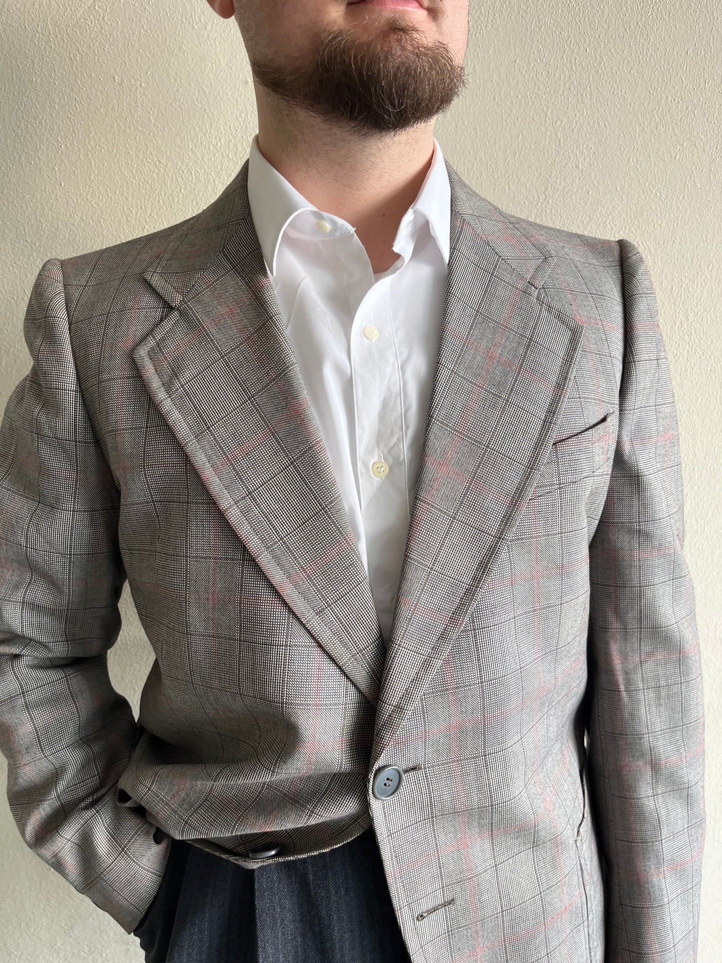 Giacca anni '70 principe di Galles