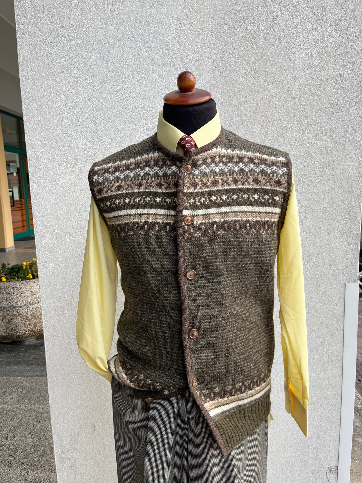 Gilet in maglia tirolese anni ‘70