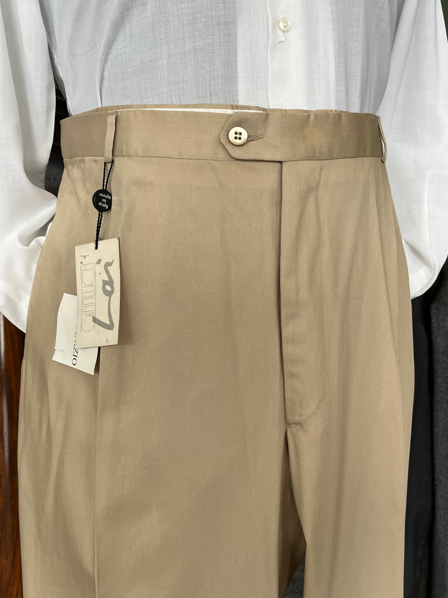 Calzoni in cotone crema tg. 62