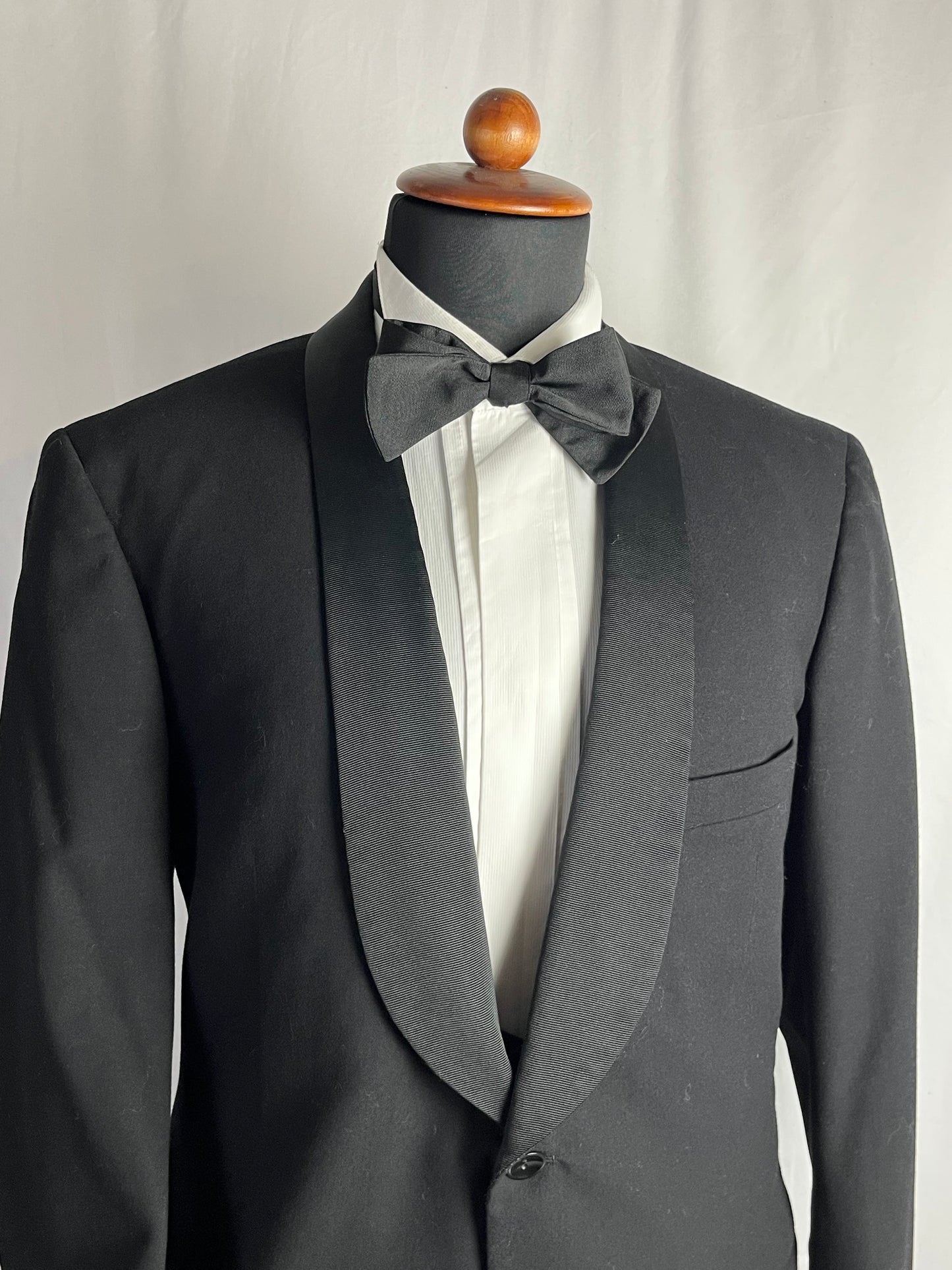 Smoking sartoriale tre pezzi anni ‘50 tg. 52-54