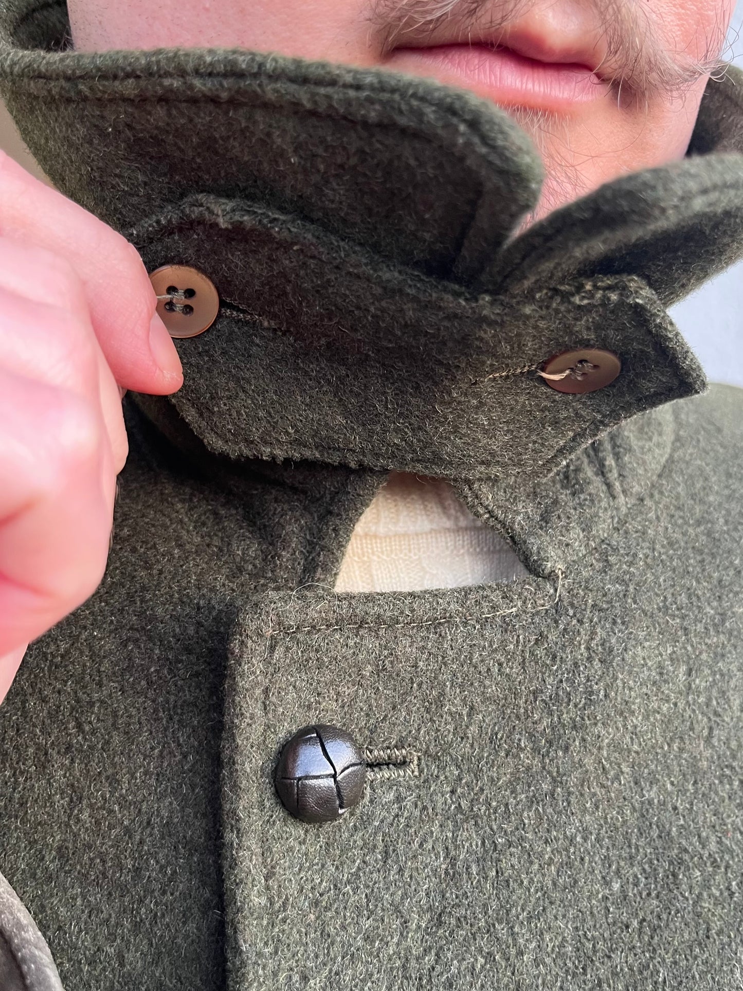 Cappotto Loden anni '70 tg. 52-54