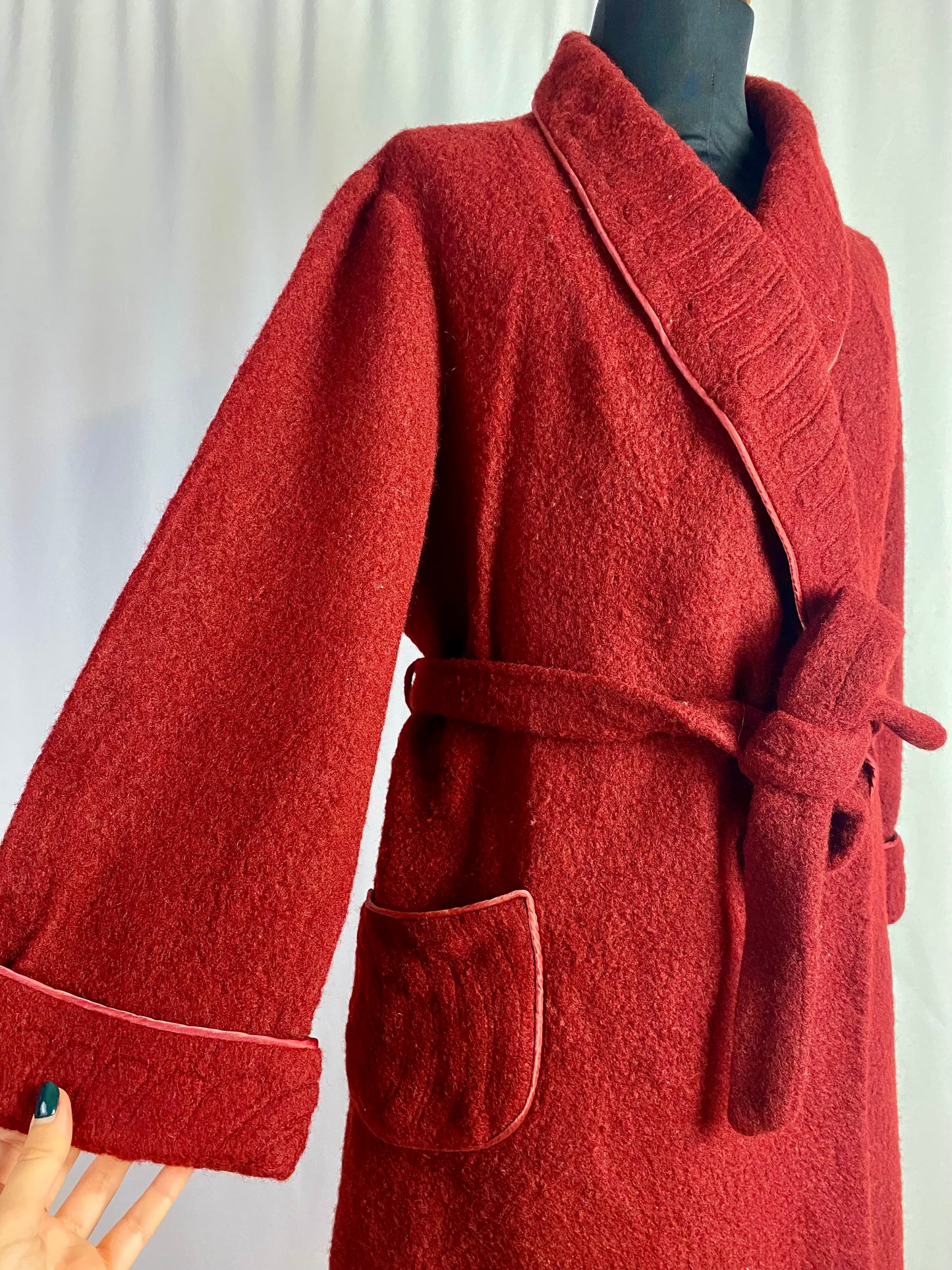 Vestaglia di lana rossa - TG. 40/42