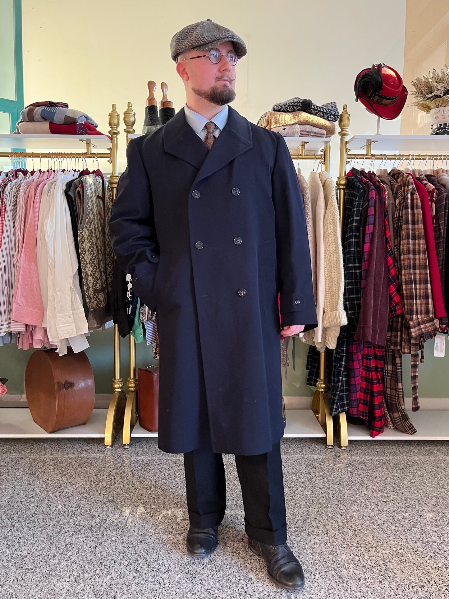 Cappotto lana anni '80 tg. 54-56