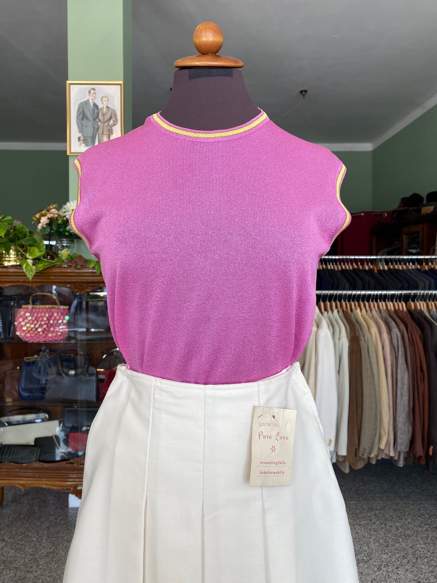 Blusa smanicate rosa - TG. 42/44