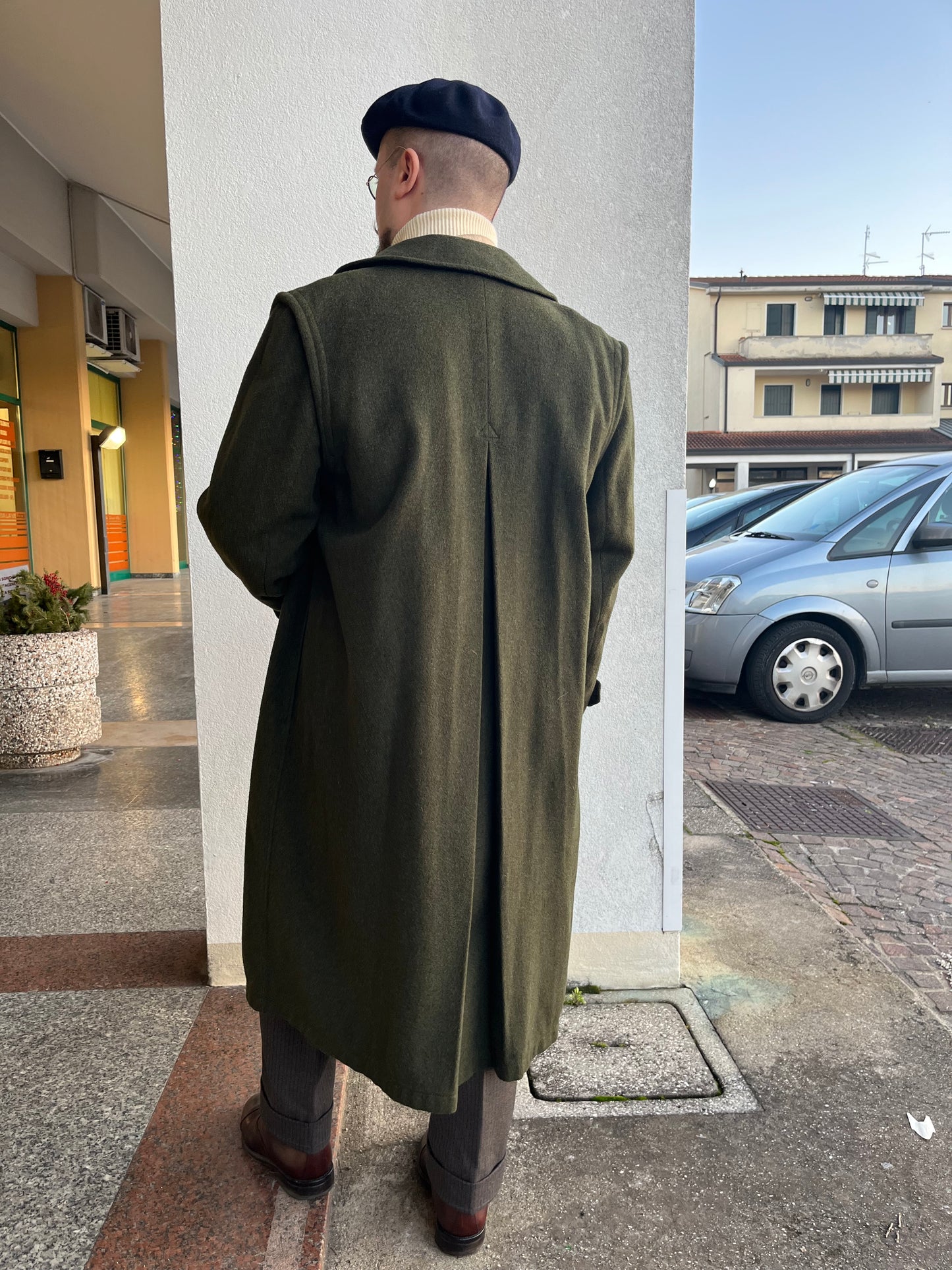 Cappotto Loden anni '70 tg. 52-54