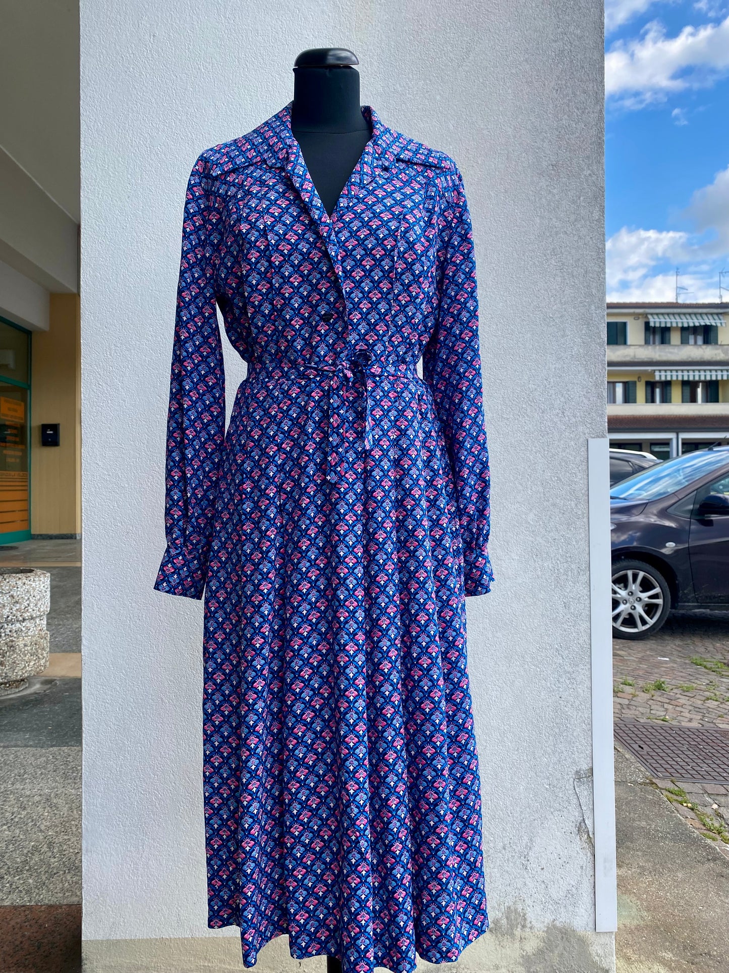 Abito anni ‘70 All-over prin- TG. 42 circa