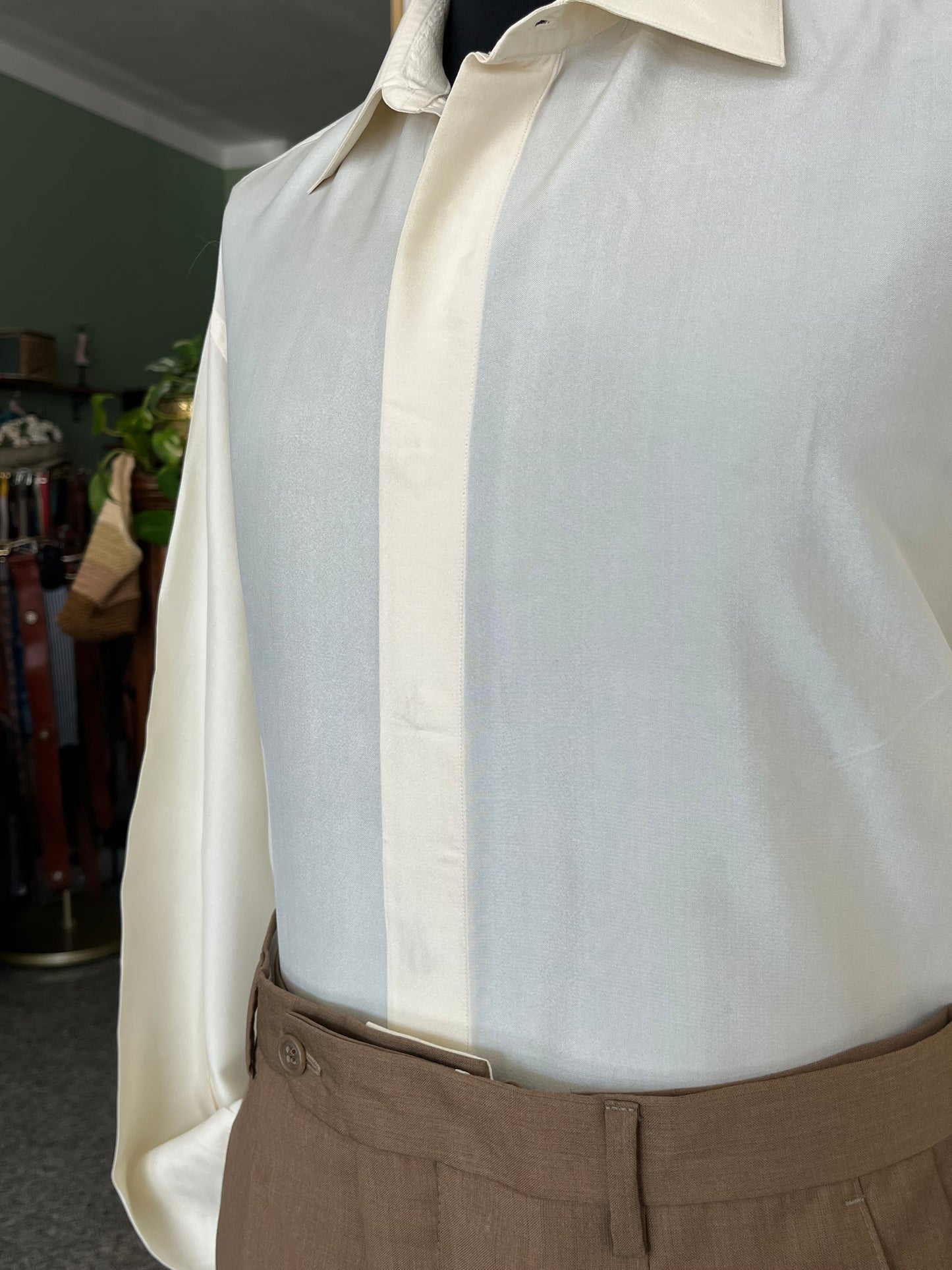Camicia pura seta tg. M-L