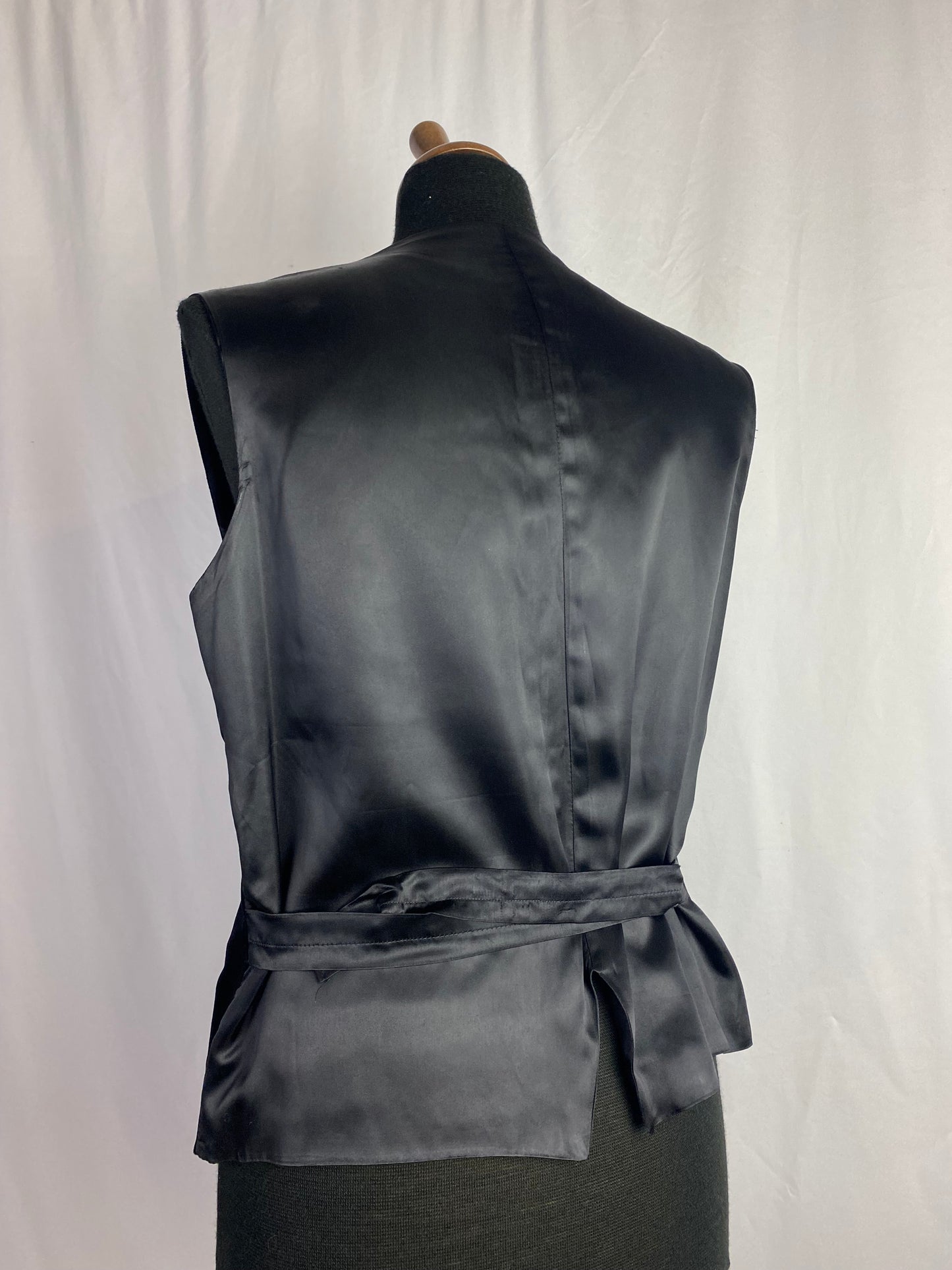 Gilet nero in velluto - TG. 44