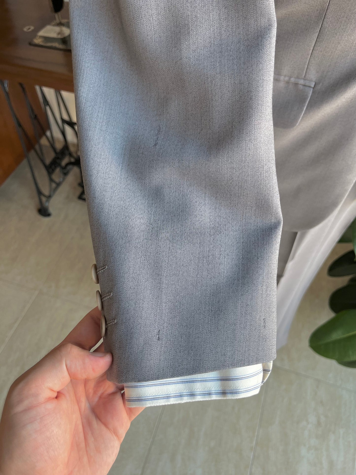 Completo anni '80 grigio/azzurro
