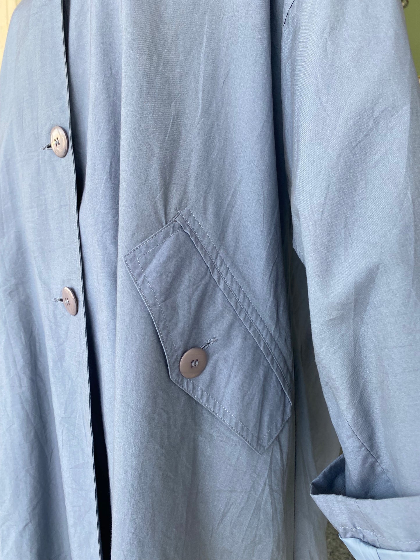 Trench anni ‘80 azzurro - TG. 40/42/44
