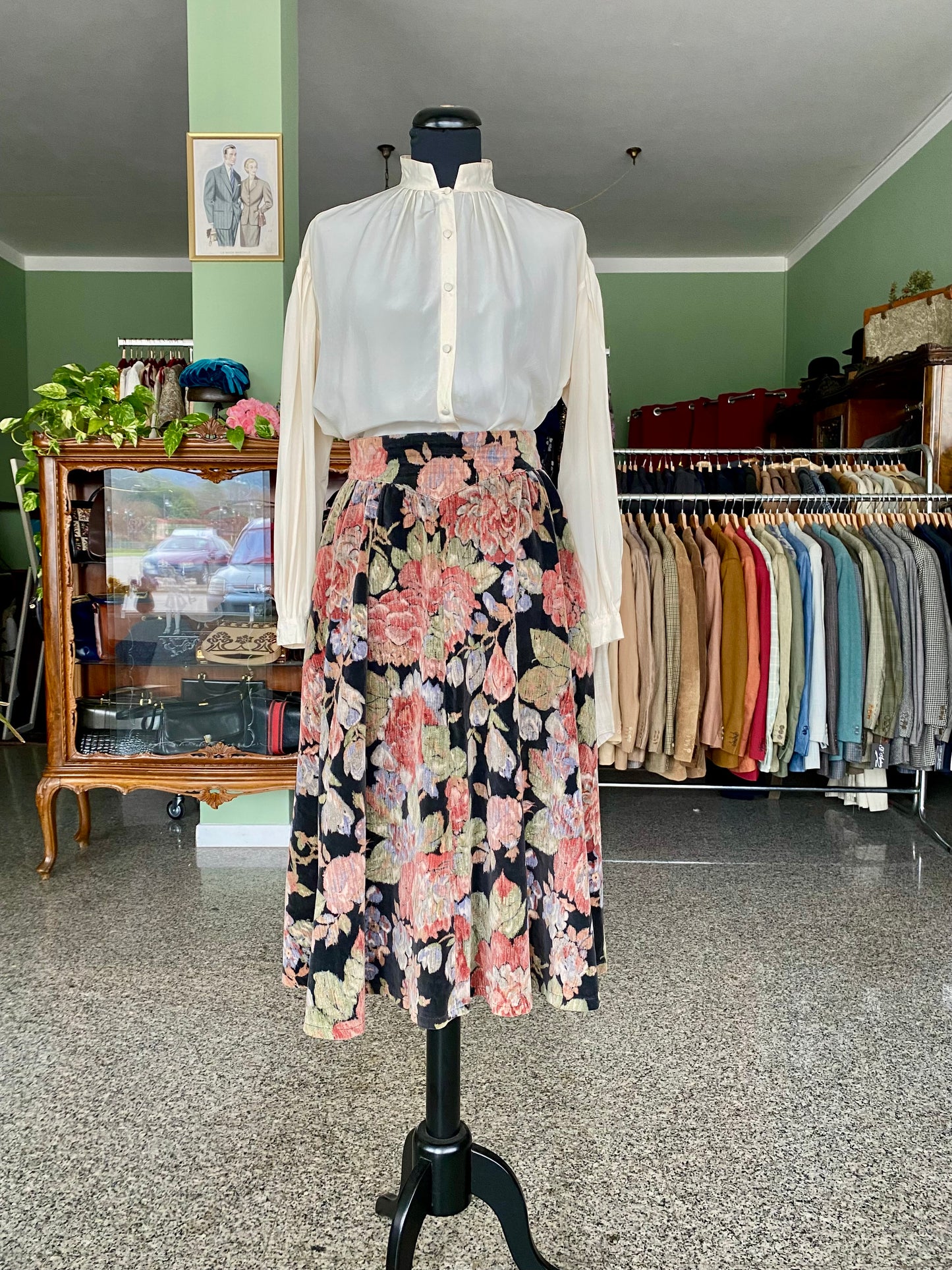 Camicia panna in 100% seta - TG 44/46 circa