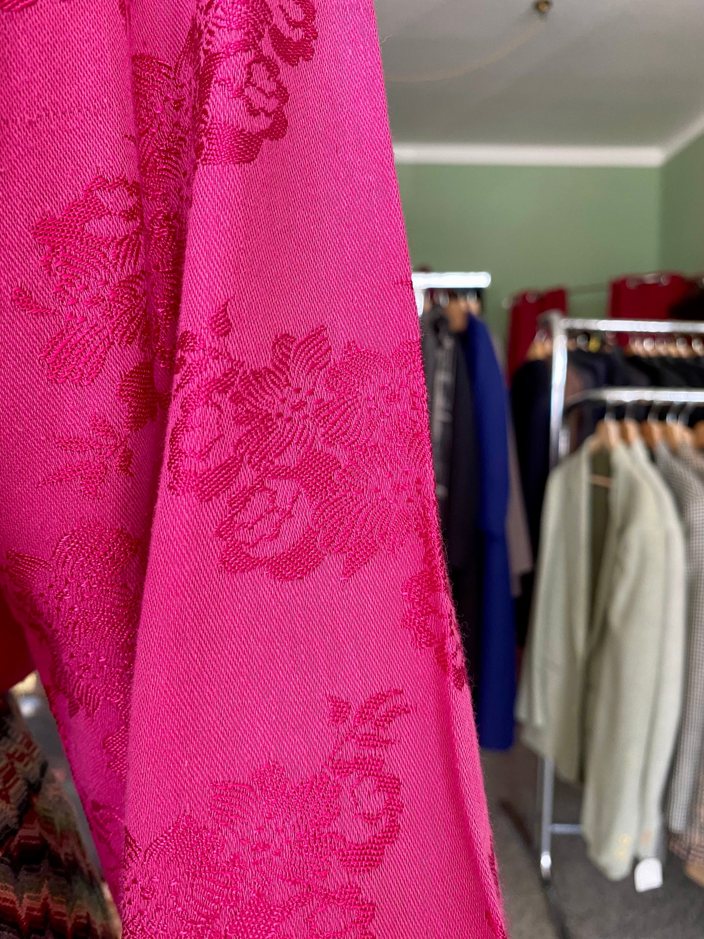 Camicia fucsia in cotone - TG. 42 circa