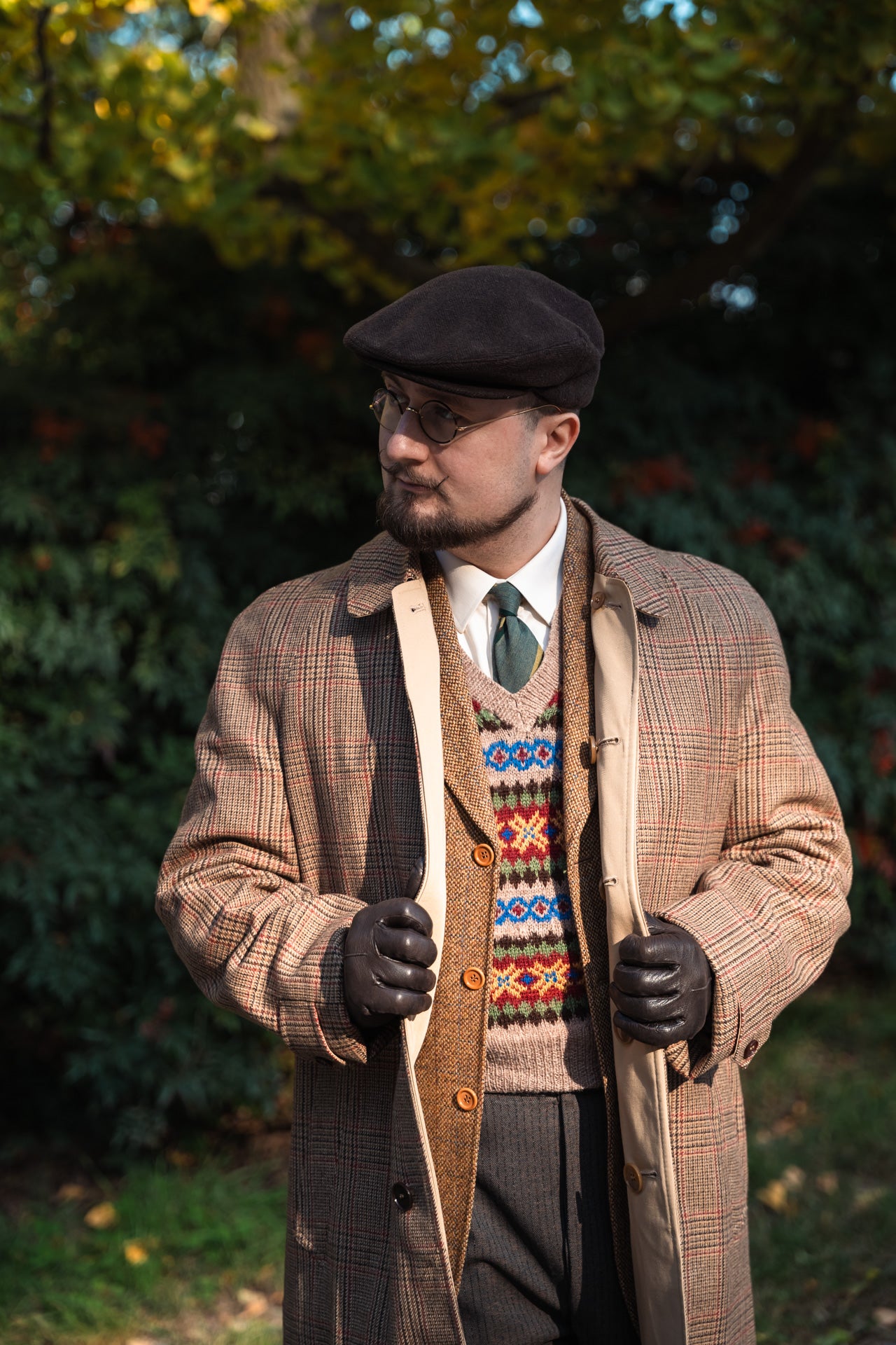 Cappotto-trench anni ‘80 double face