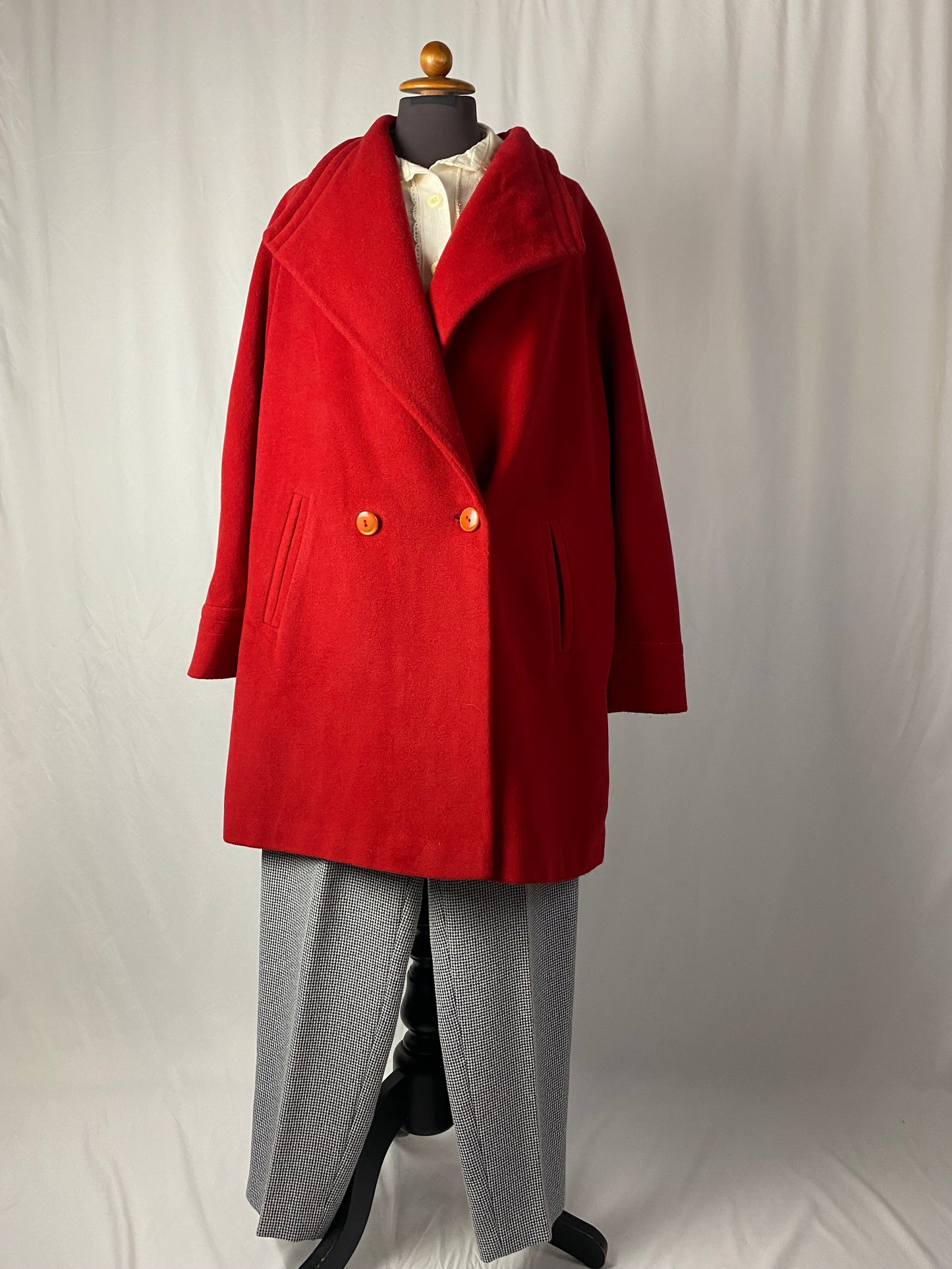 Cappotto rosso anni ‘80 - TG. Ok da 48 in su - guarda le misure