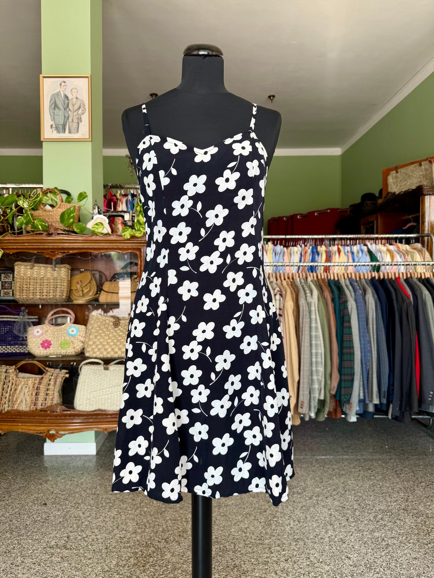 Mini dress con margherite - TG. 38