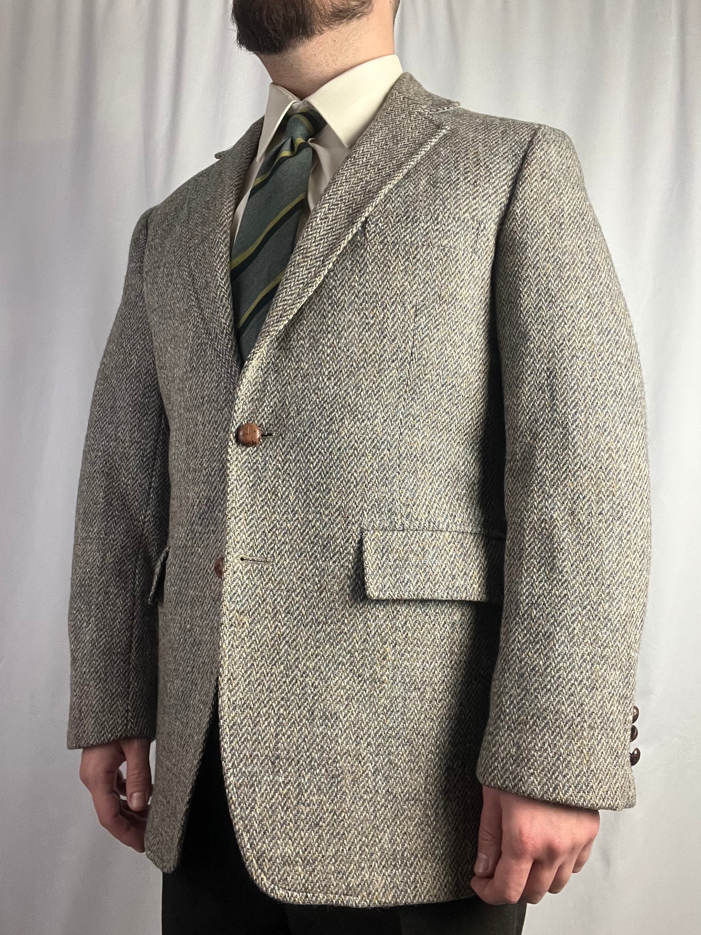 Giacca anni '80 Harris Tweed tg. 48-50