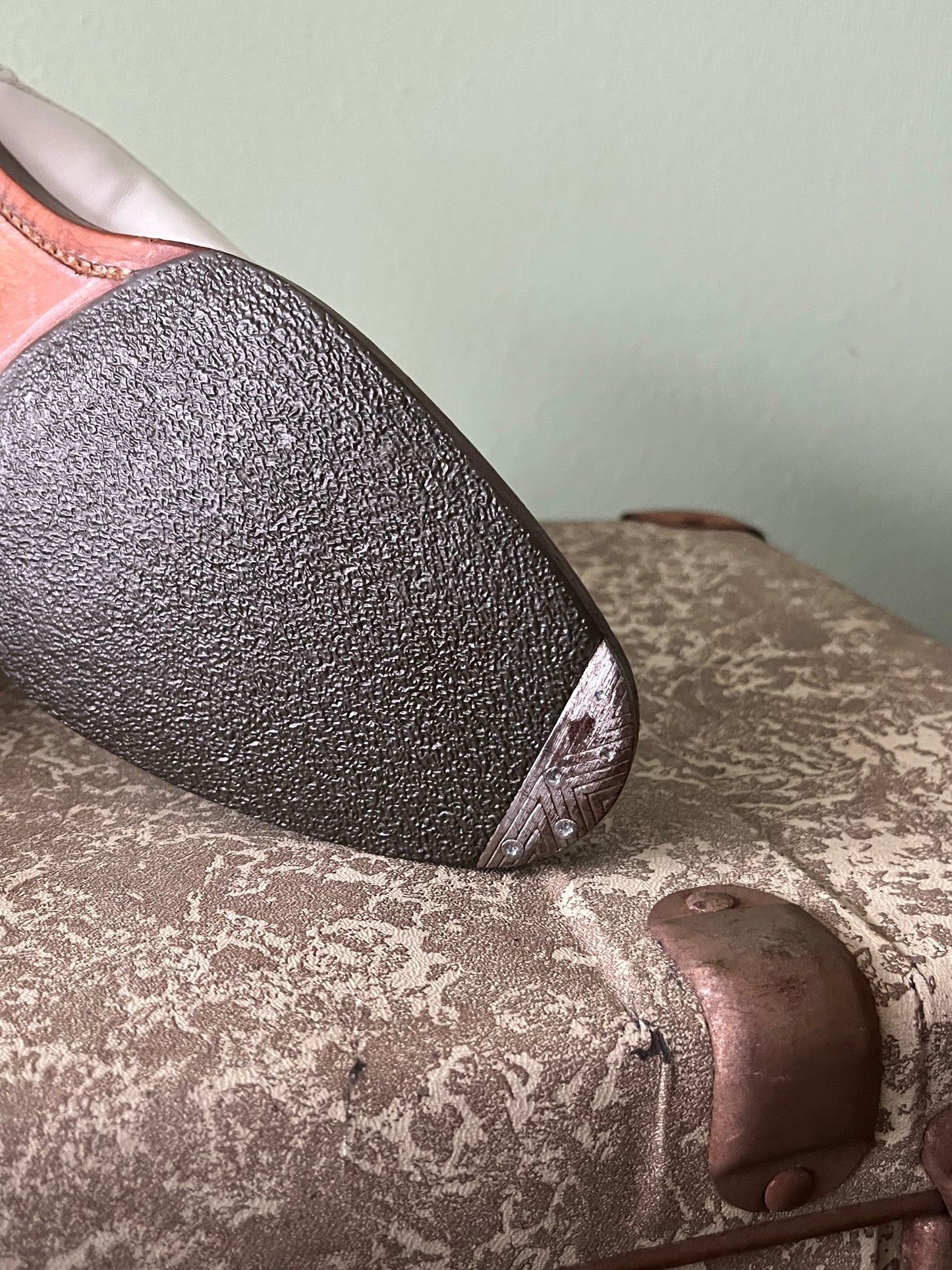 Scarpe oxford pelle bianca tg. 40-41