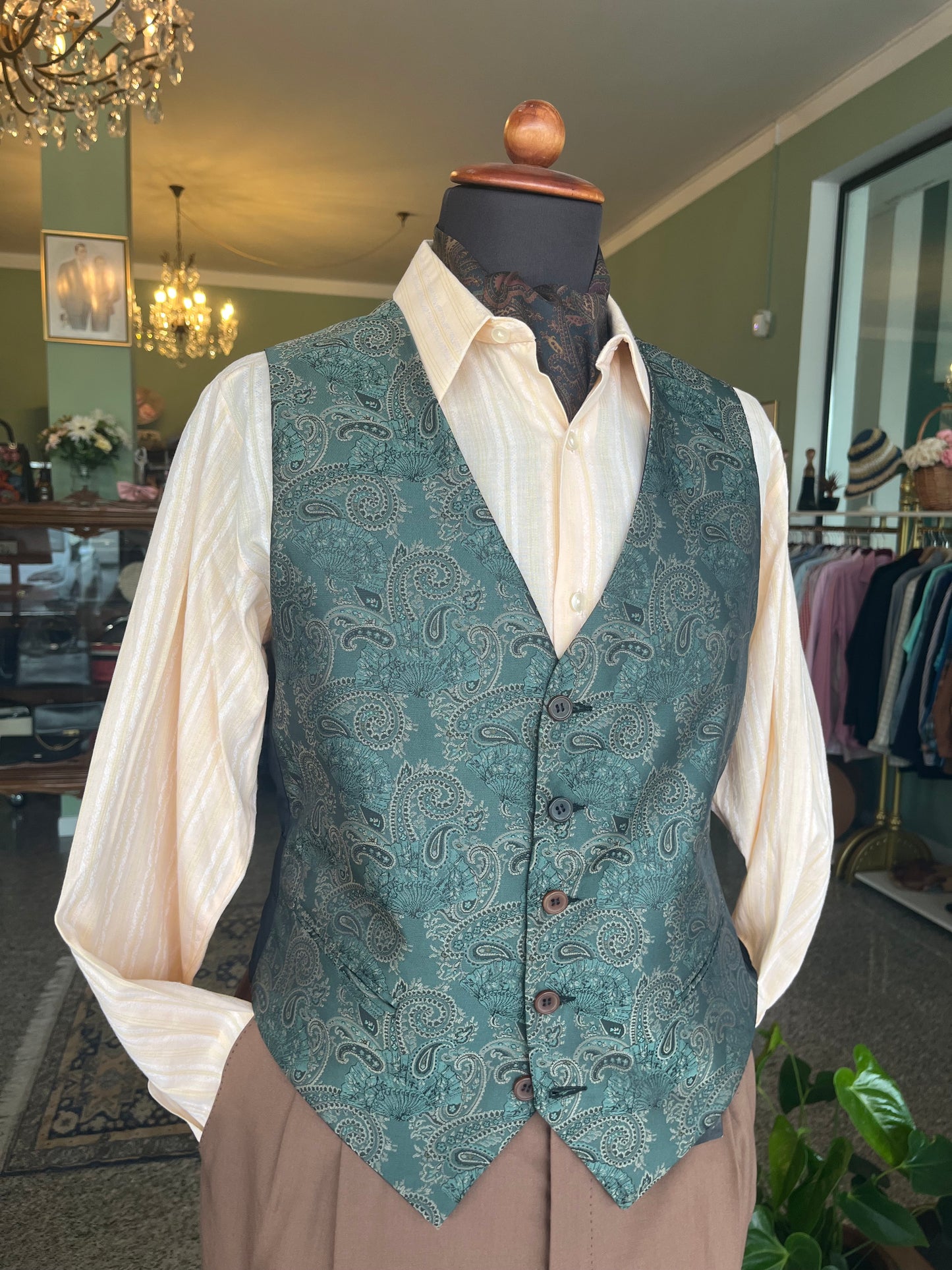 Panciotto paisley anni '80 tg. 54