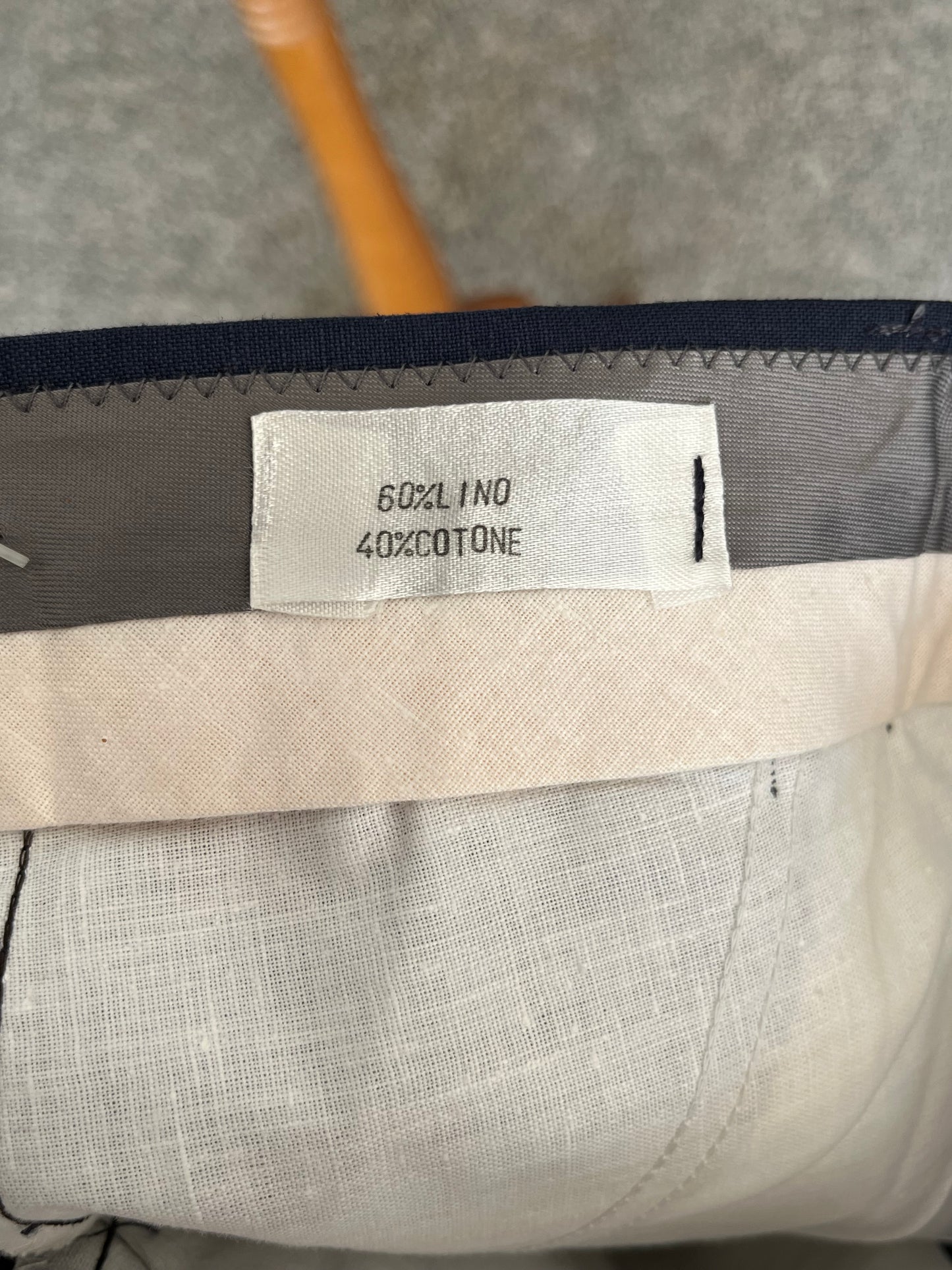 Calzoni in lino/cotone NOS tg. 46