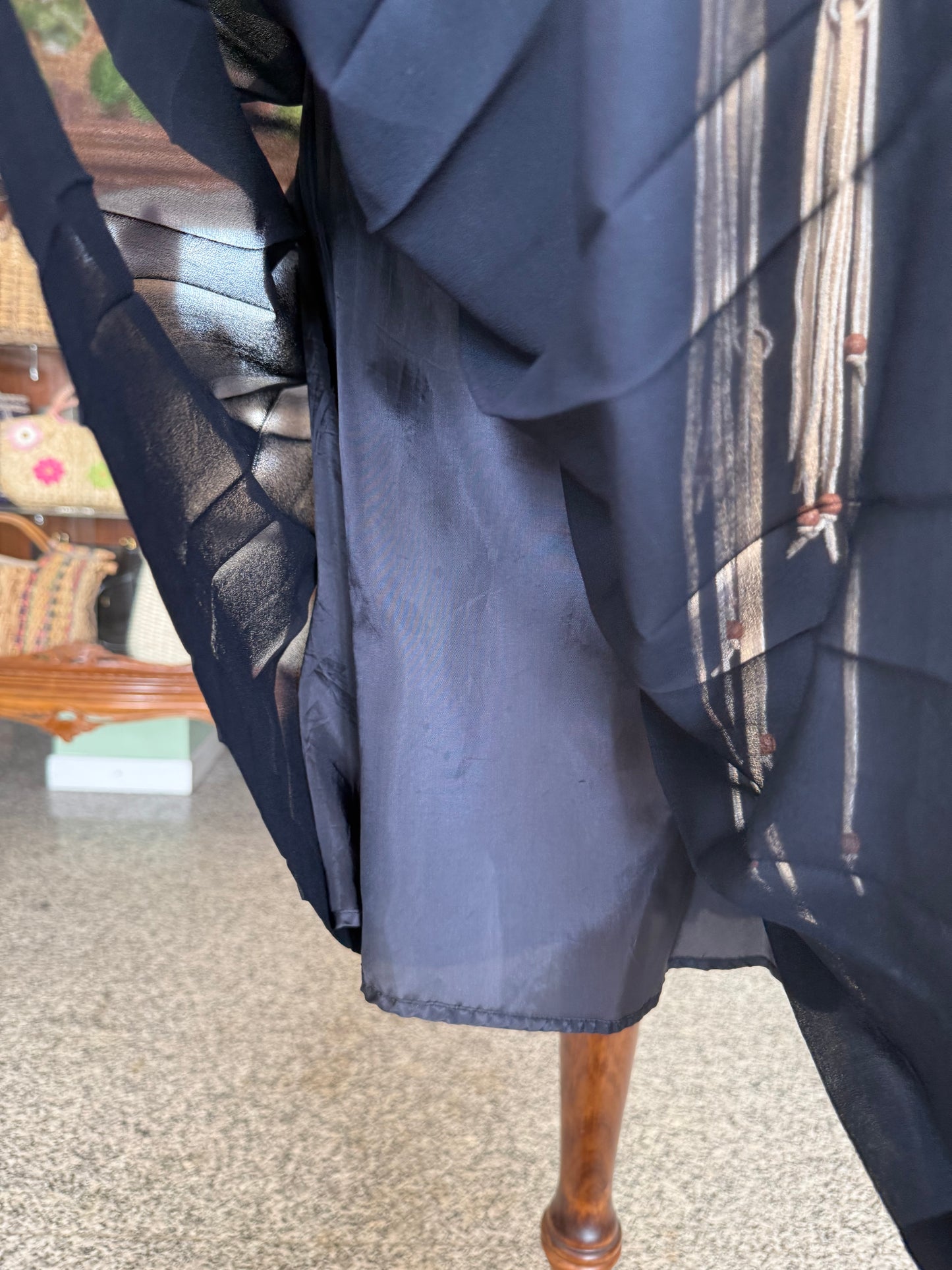 Abito blu classico plissettato - TG. 46