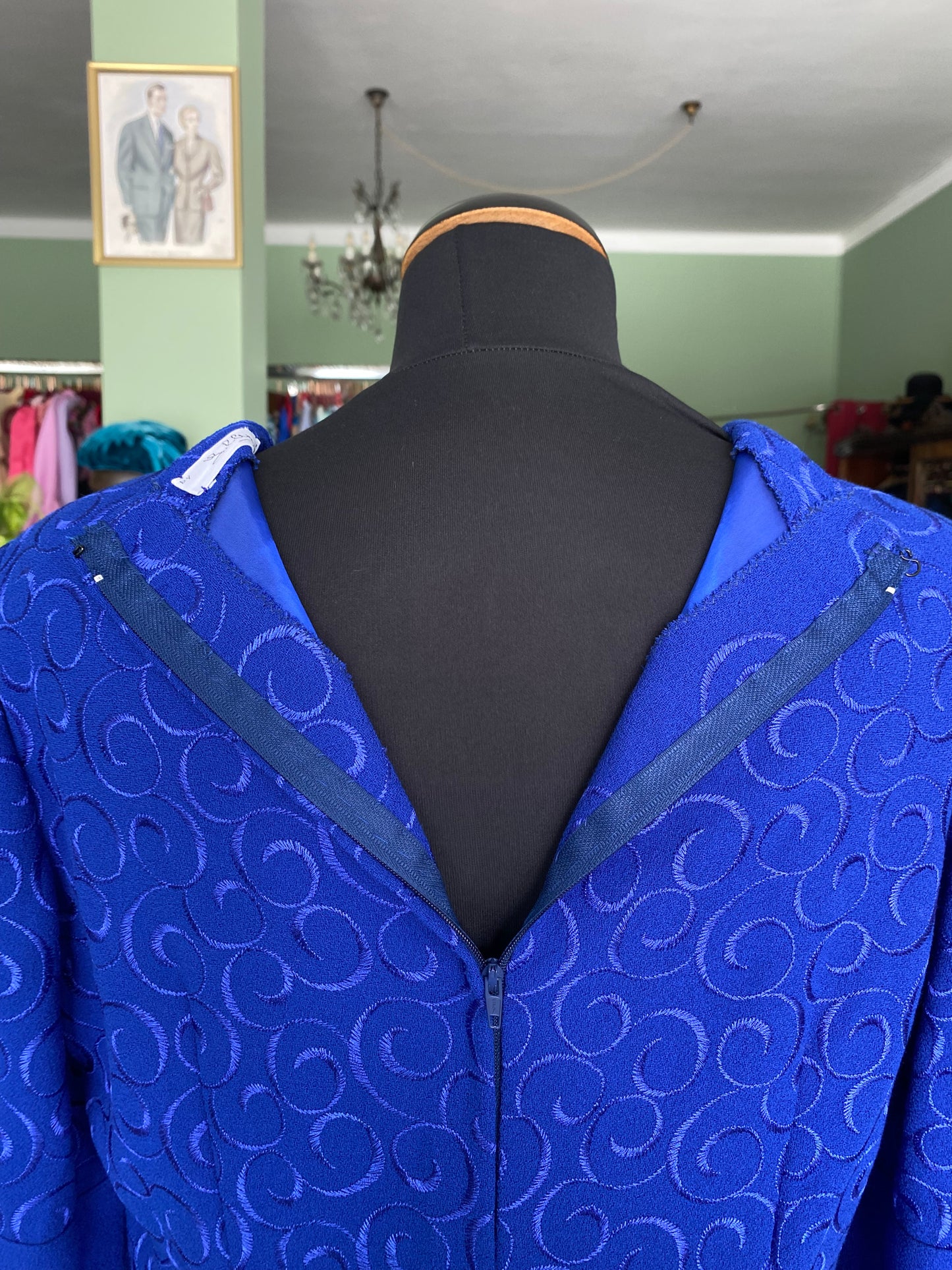 Abito elegante blu Royal - TG. 42/44 circa