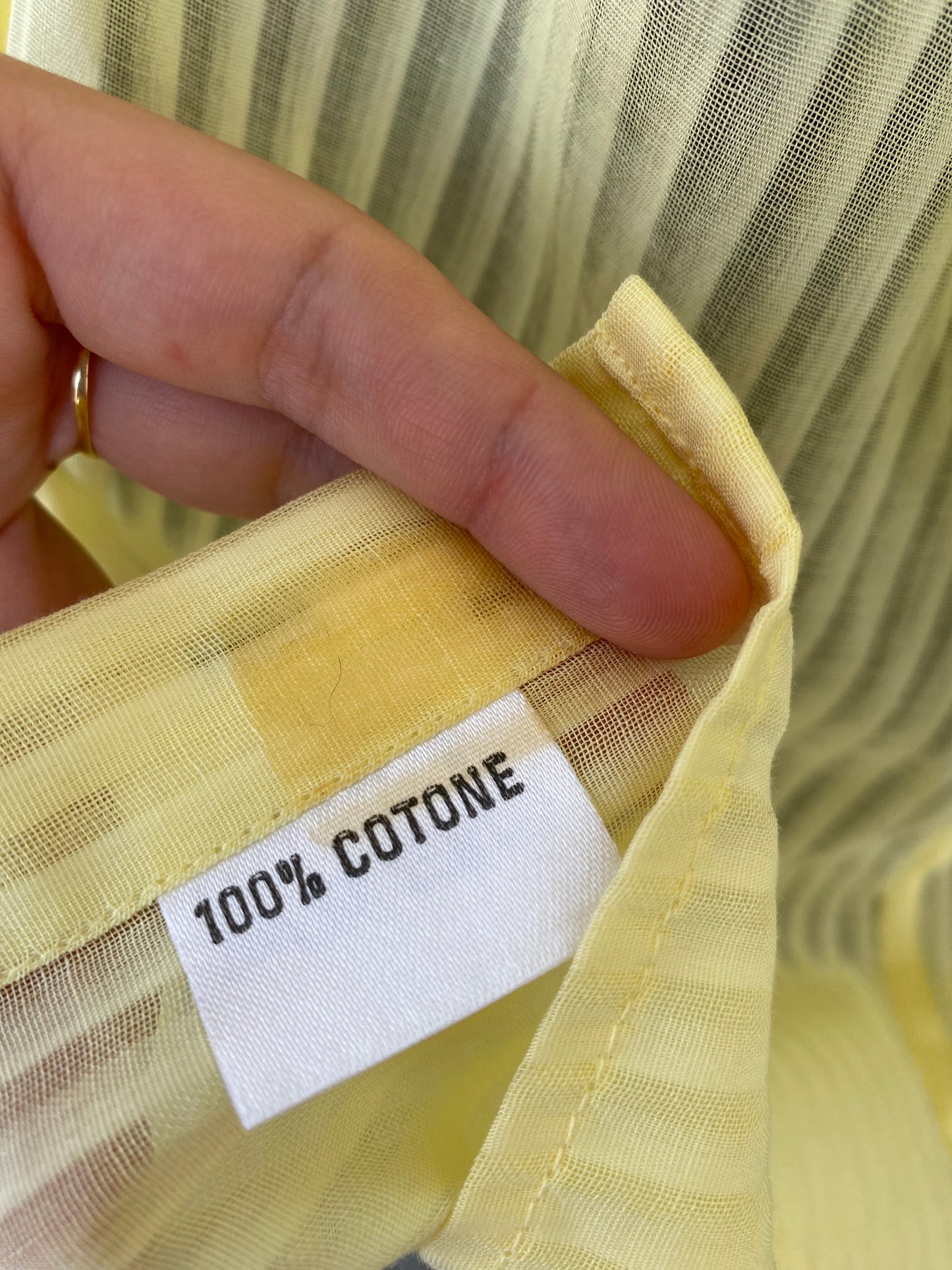 Camicia in mussola di cotone - TG. 40/42